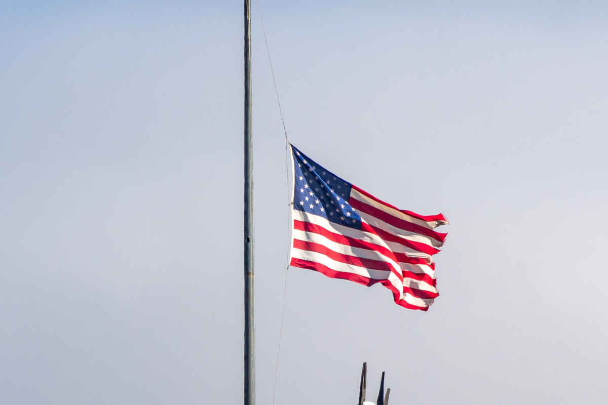 Flags ordered to fly at half‑staff in seven states today, this weekend