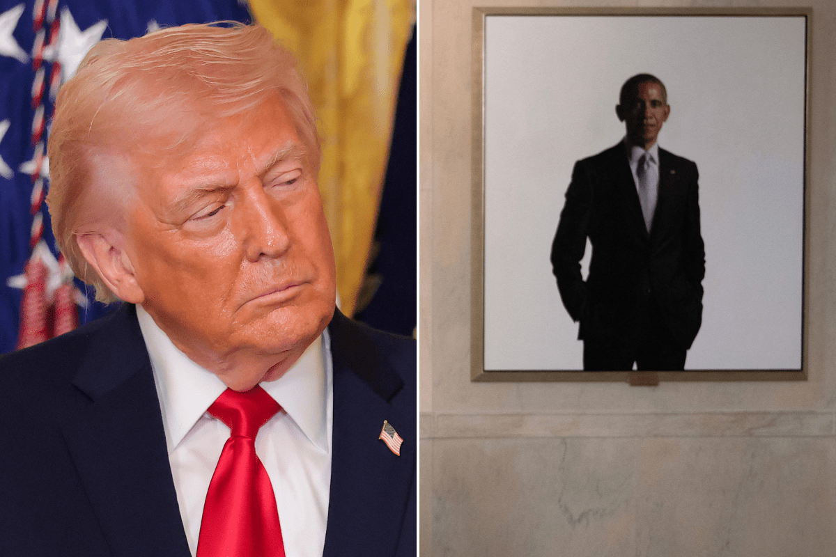 People Can’t Believe What Trump Has Done With White House’s Obama Portrait