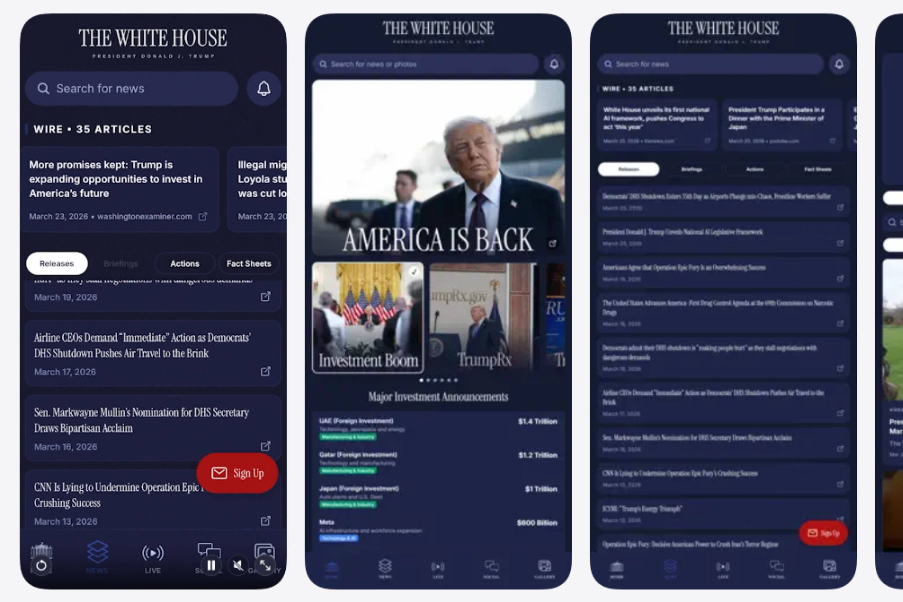 White House Reveals New App After Cryptic Posts: Full List of Features