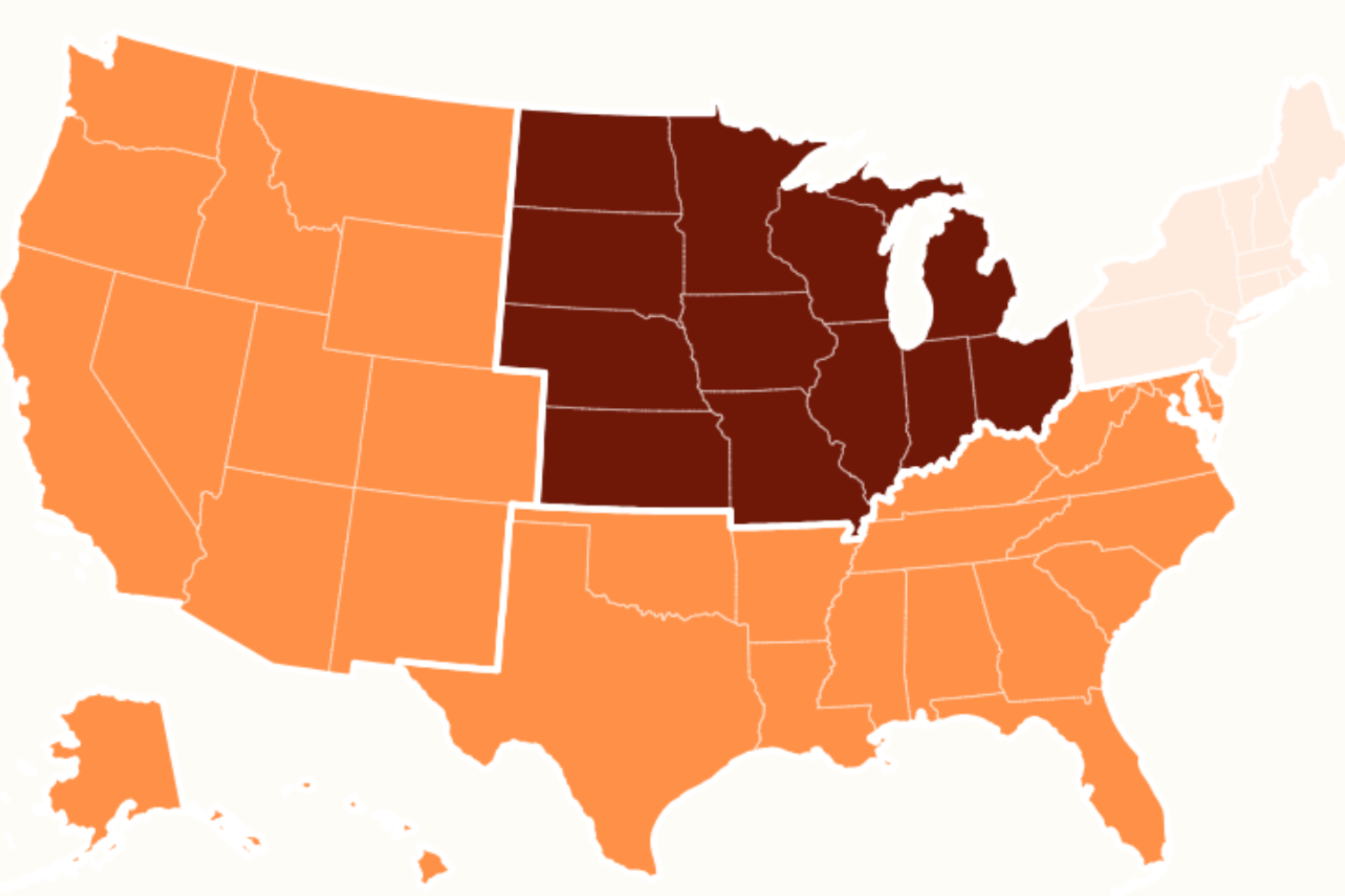 Map Shows How Religion is Declining Across US