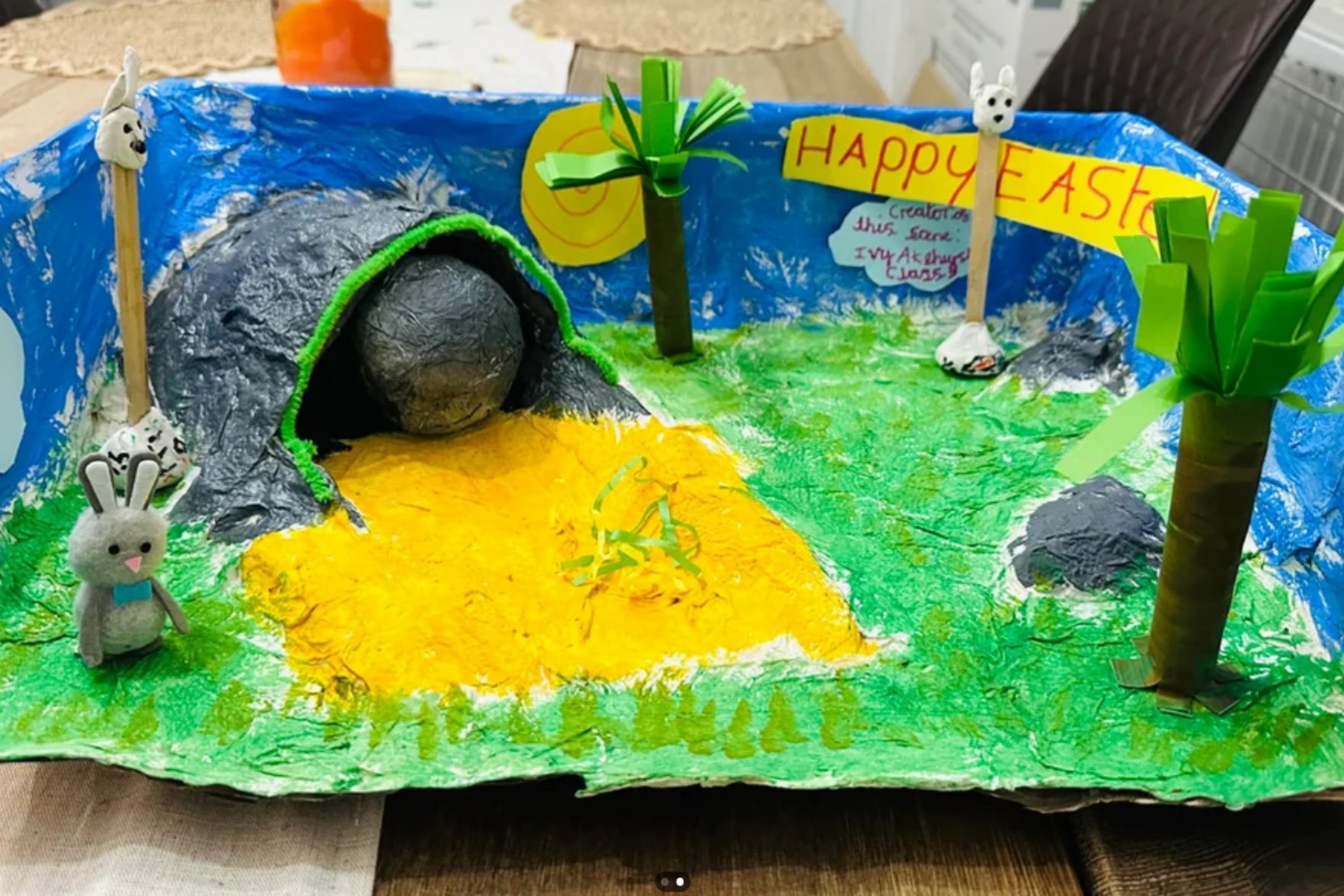 What Parent Does To Win Daughter’s Second-Grade Easter Project Stuns