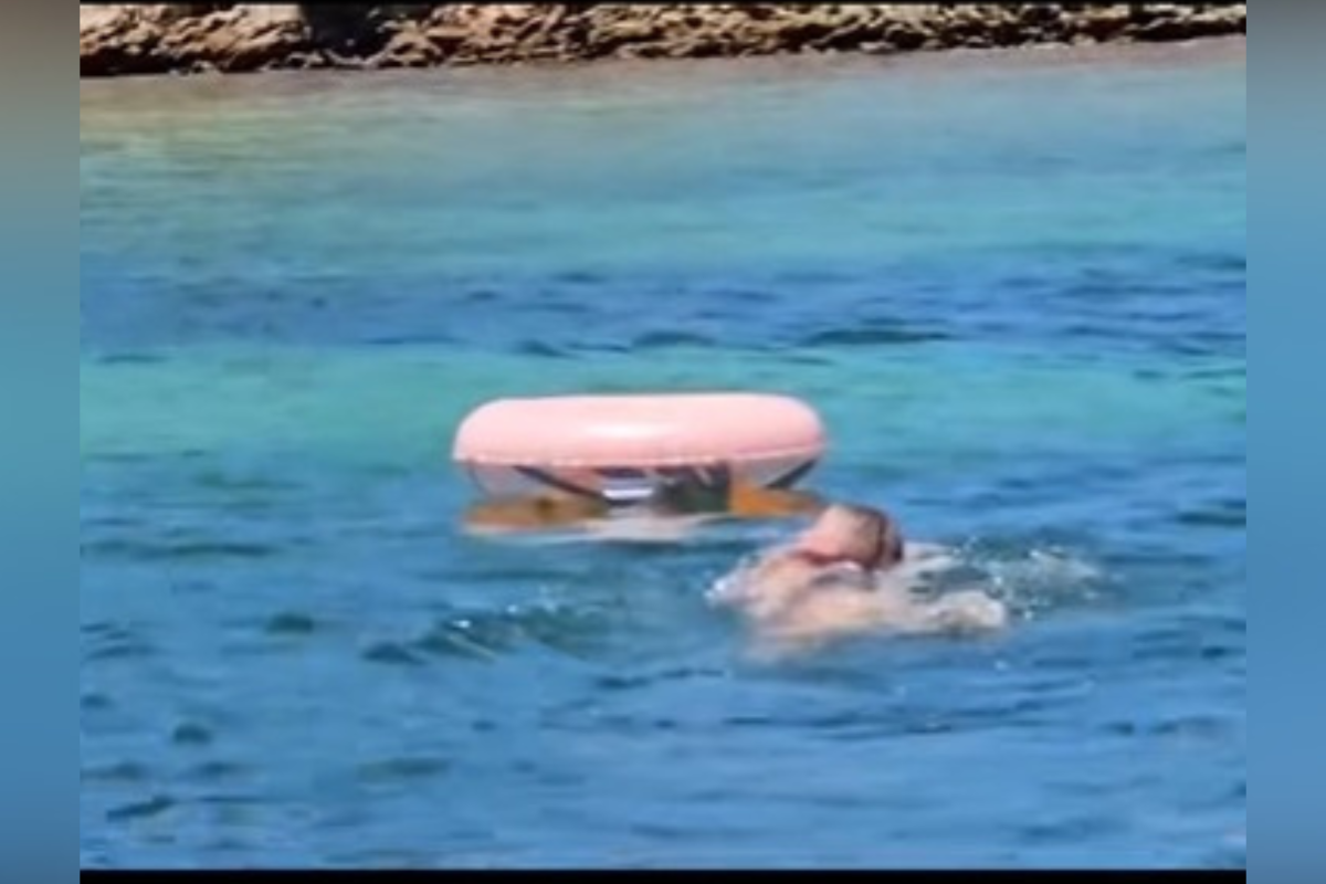 Woman jumps into ocean to retrieve floatie, horror over what family see