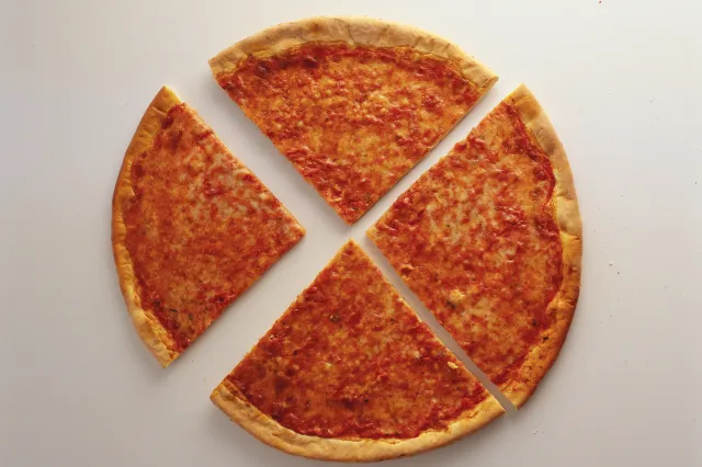 Slices of pizza - stock photo