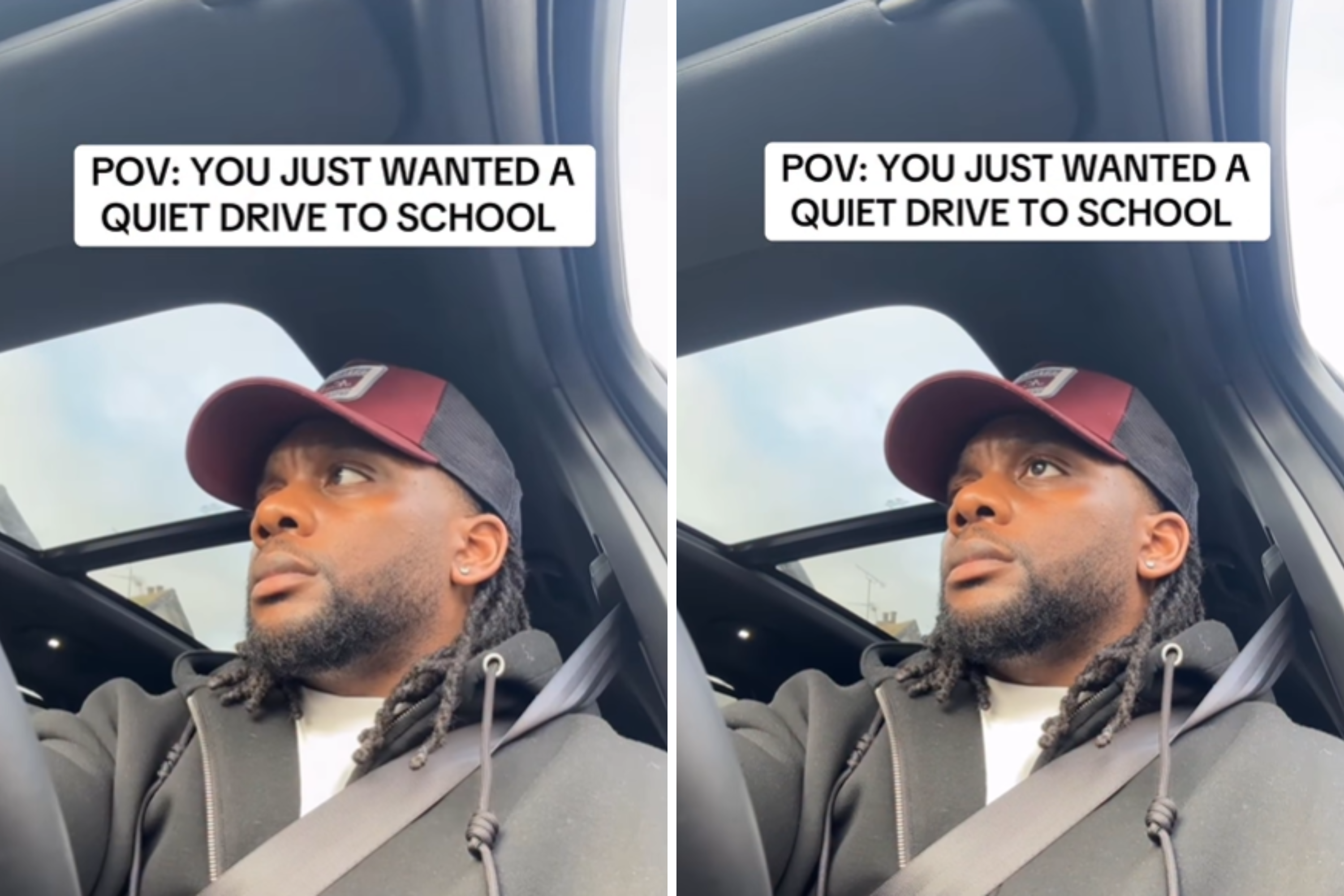 Dad Just Wanted a 'Quiet Drive to School,' Then the Kids' Questions Start