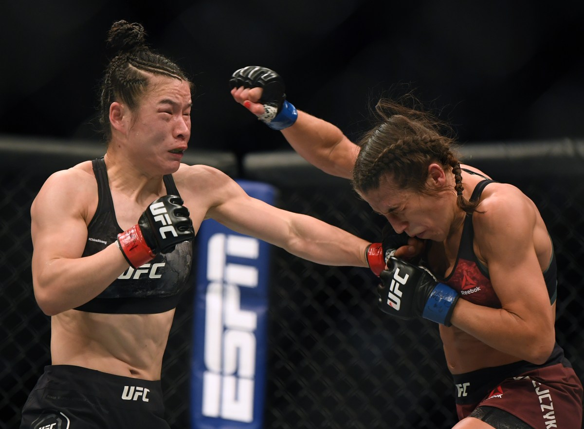Zhang Weili and Joanna Jedrzejczyk make history with UFC Hall of Fame induction