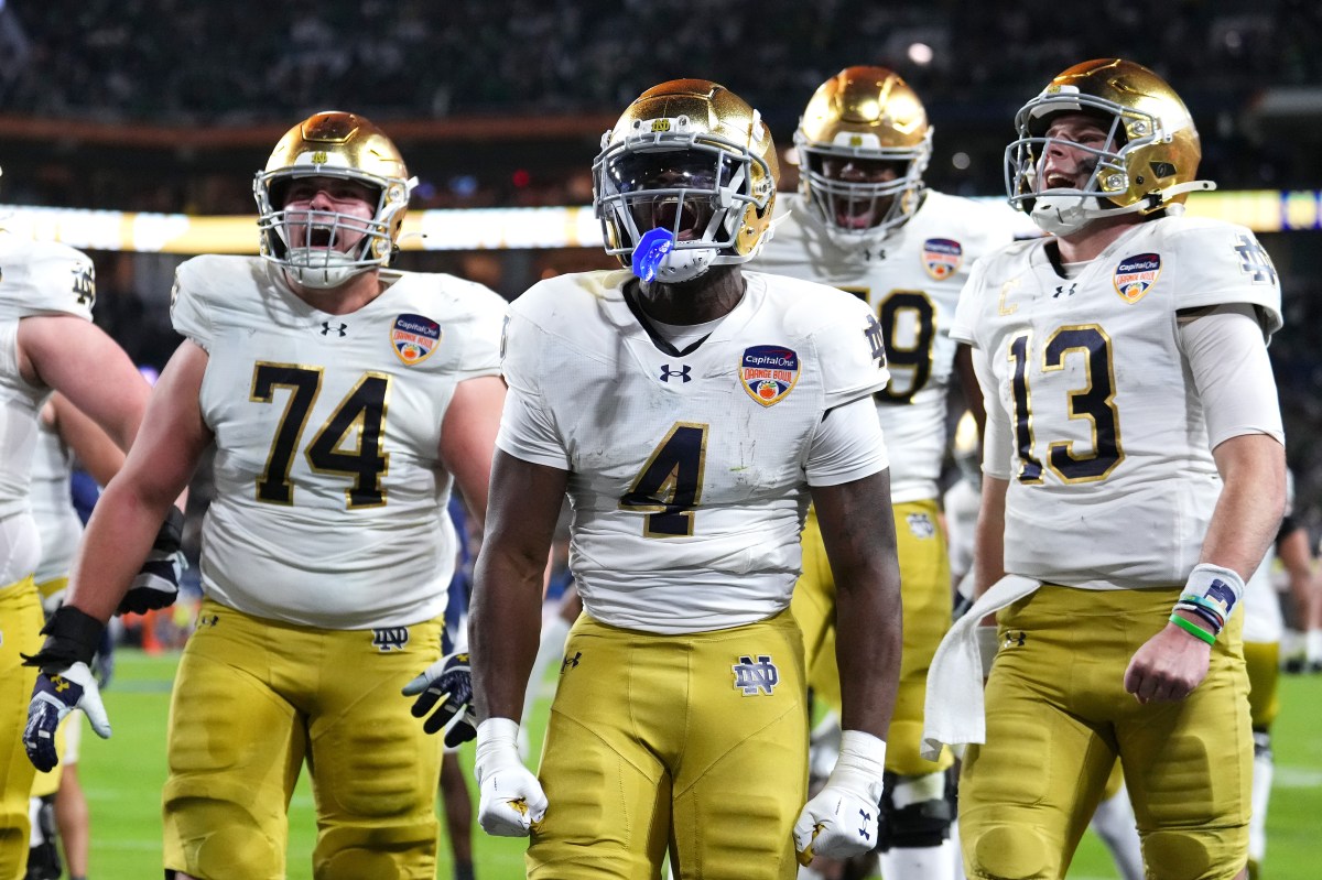 Notre Dame& 039;s Jeremiyah Love Gets Concerning Projection for Draft