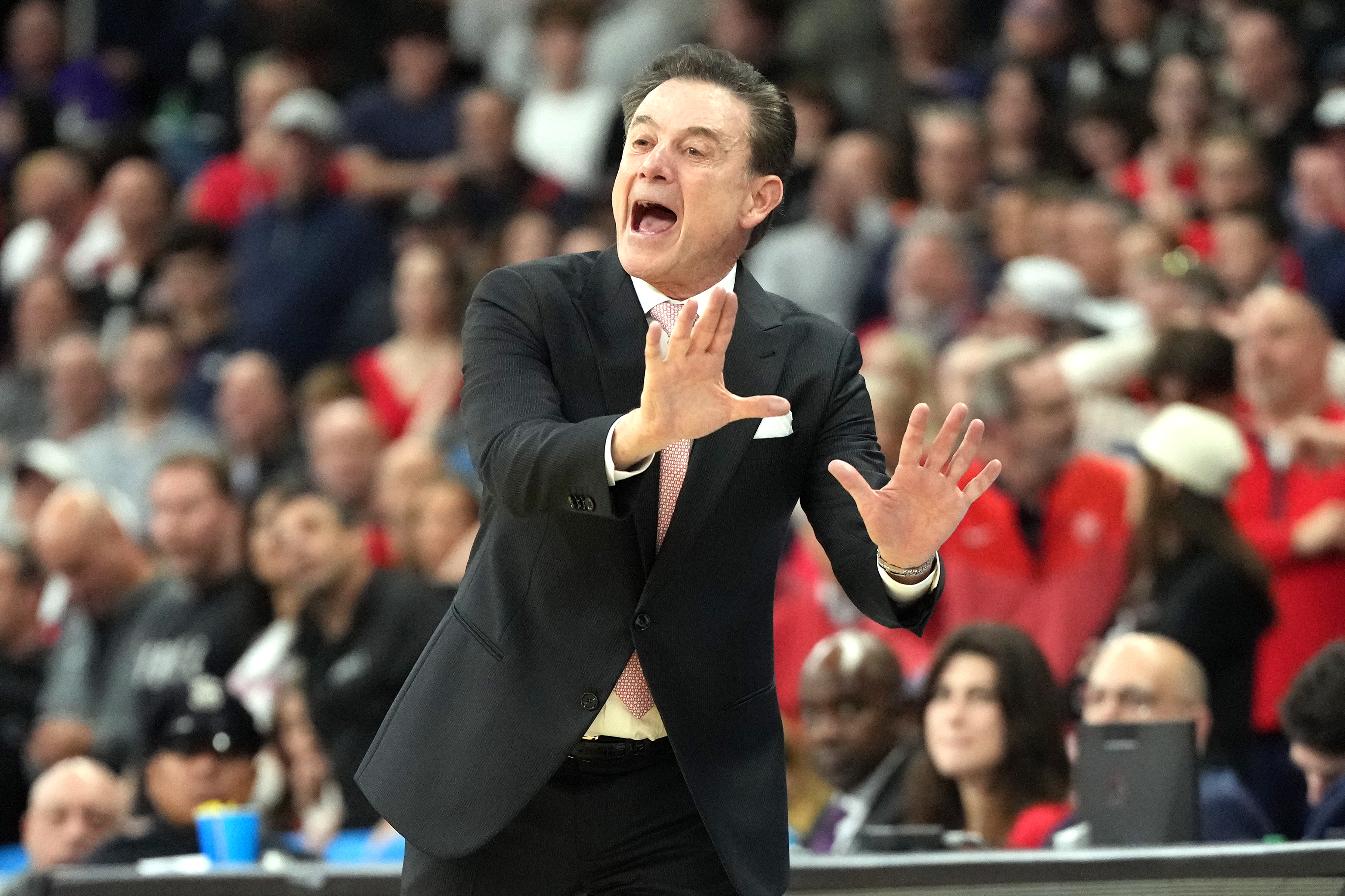 Rick Pitino Goes Viral for Sideline Outburst in March Madness Loss to Duke