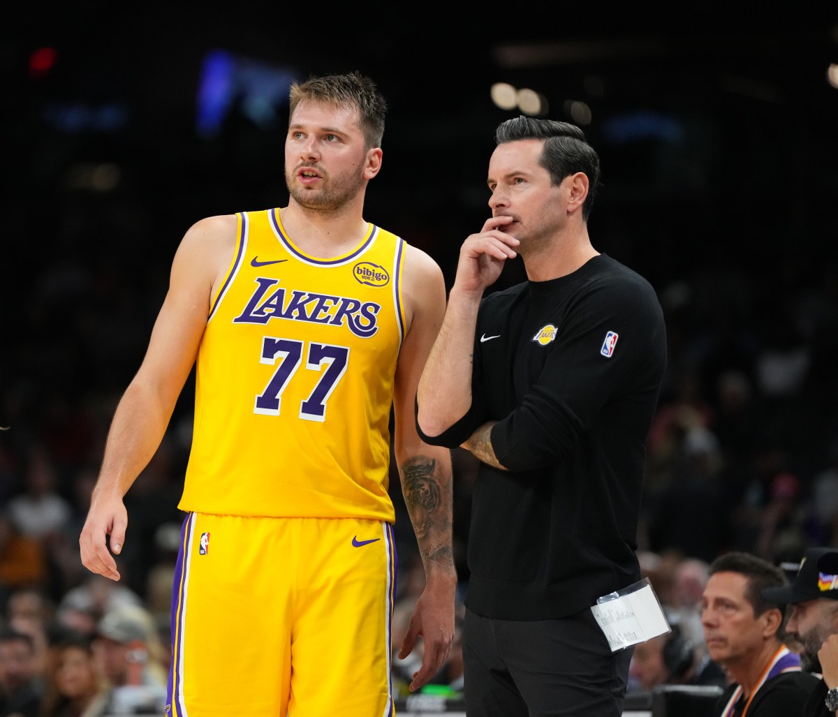 Lakers’ JJ Redick comments on Luka Doncic’s suspension