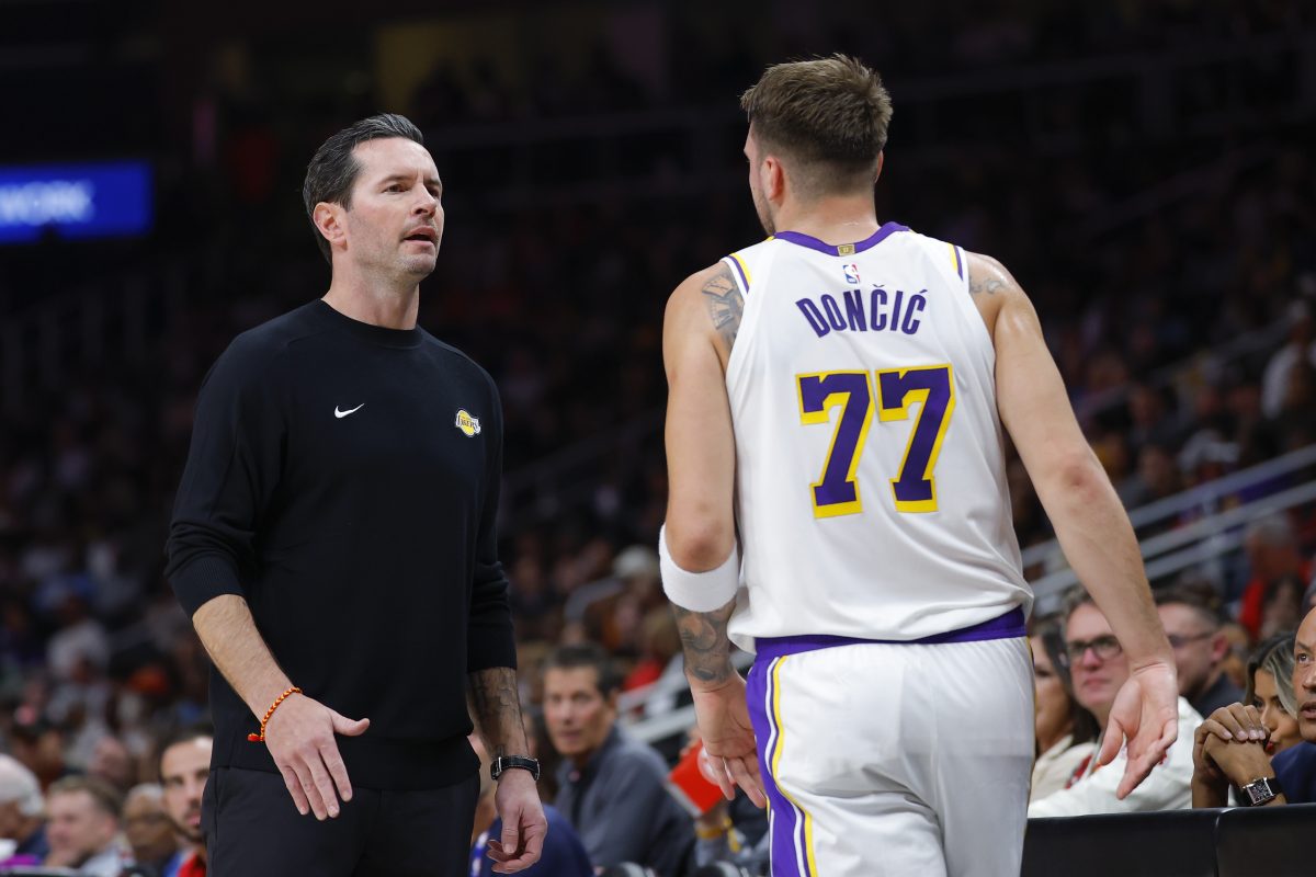 Luka Doncic and Lakers Coach JJ Redick Go Viral in Heated Sideline Exchange
