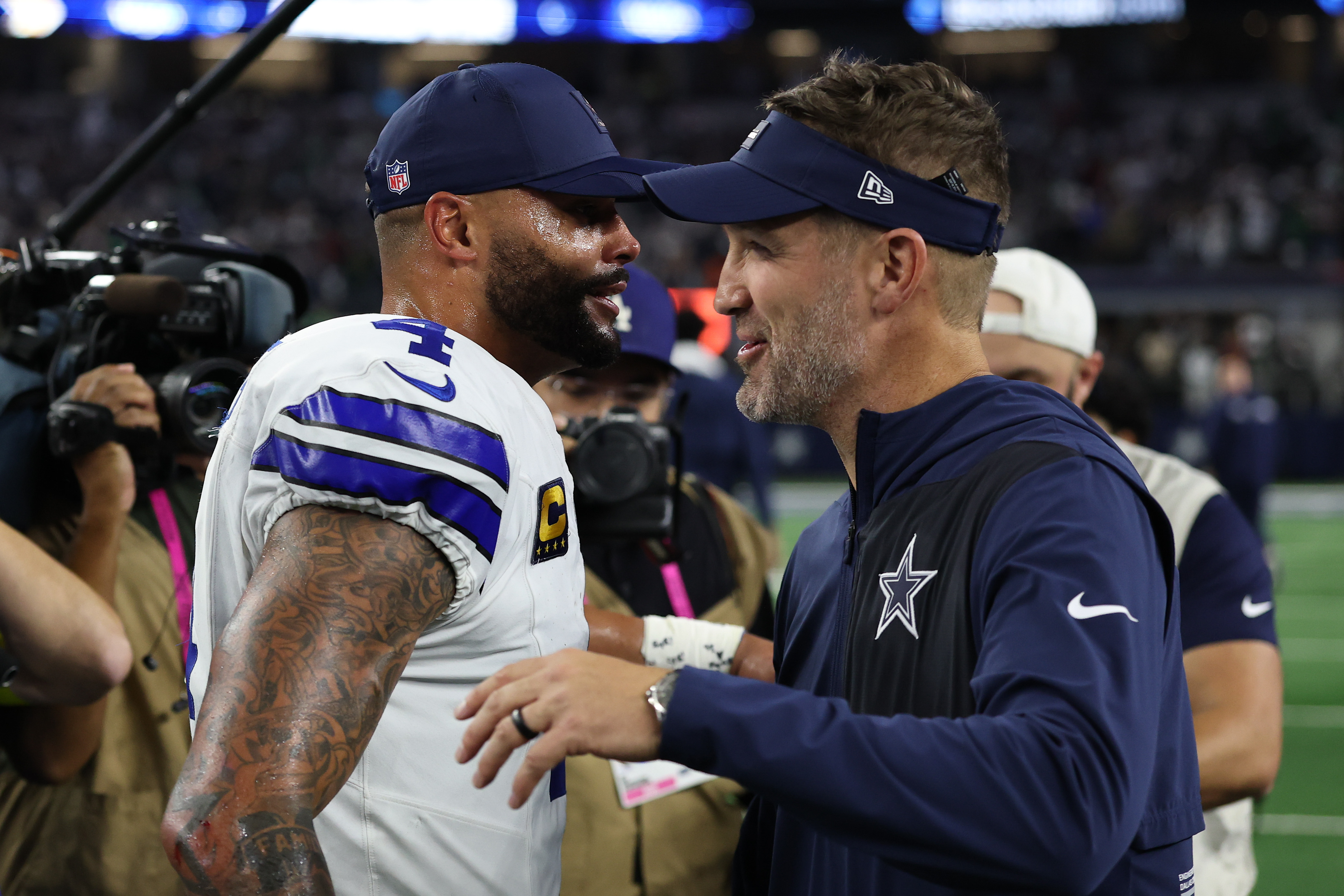 Cowboys HC Brian Schottenheimer Teases QB Dak Prescott