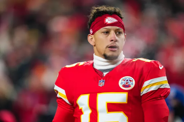 Patrick Mahomes #15 of the Kansas City Chiefs.