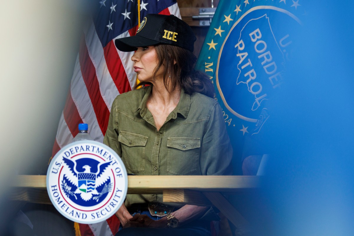 Kristi Noem's tenure as Donald Trump's DHS chief in photos