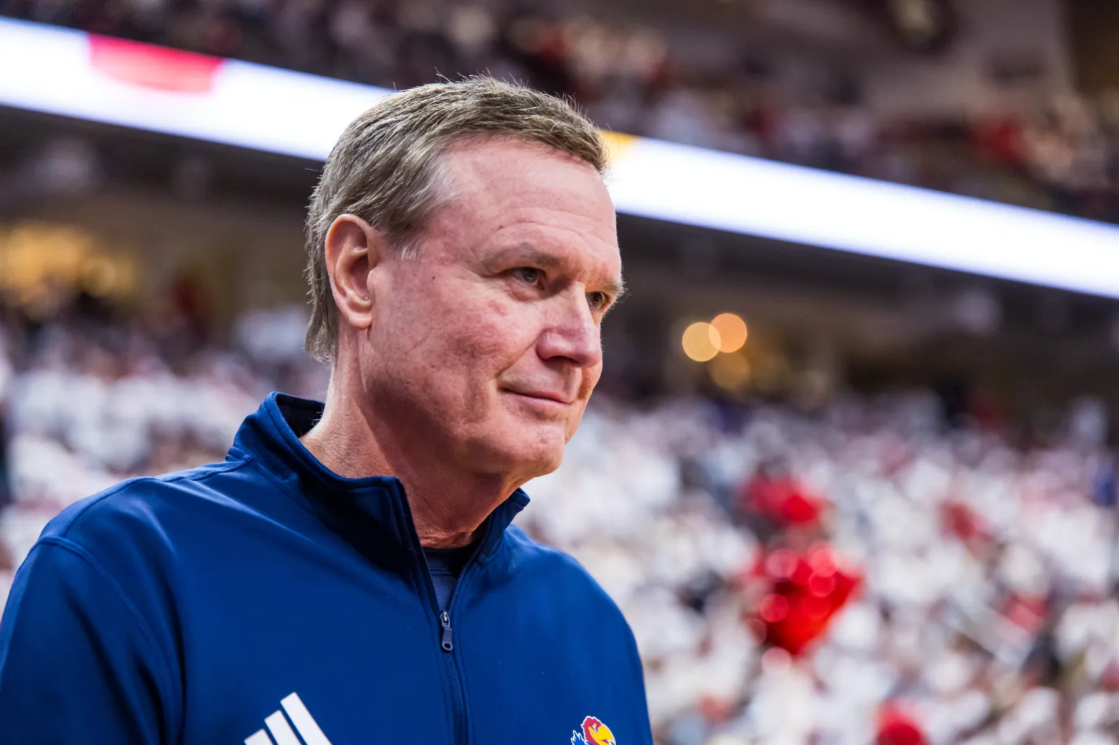 Head Coach Bill Self of the Kansas Jayhawks