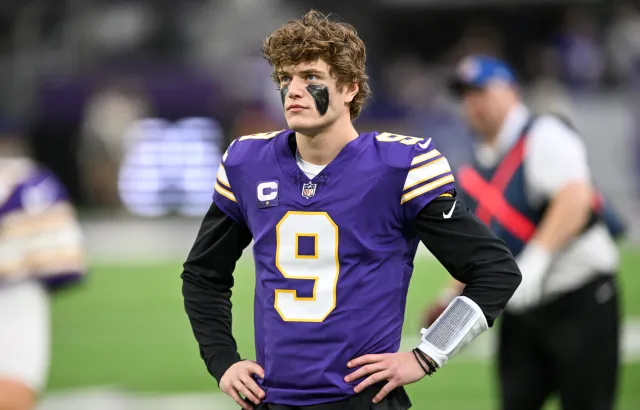 Minnesota Vikings quarterback J.J. McCarthy.