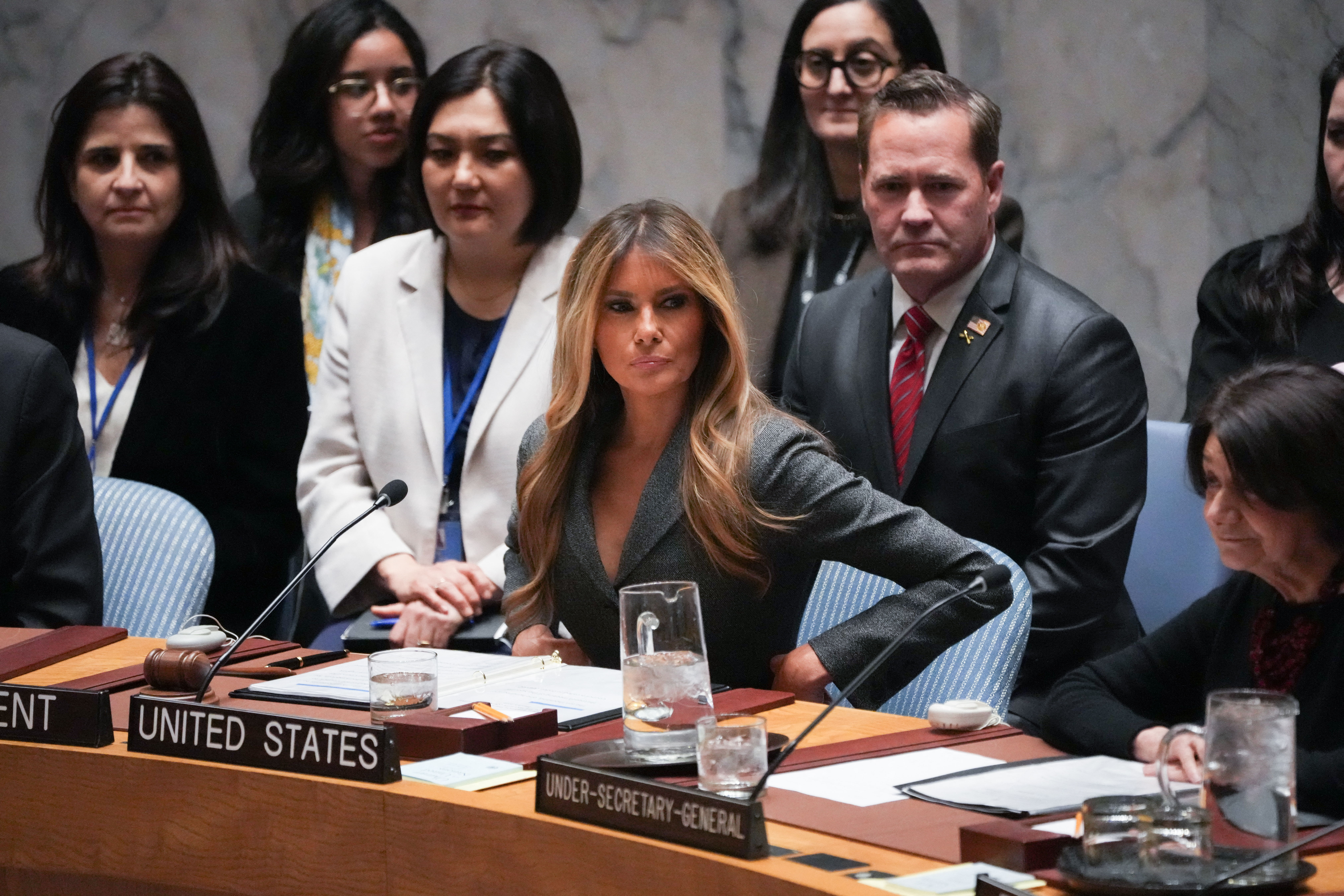 Melania Trump Presiding Over UN Security Council Meeting Stuns Internet
