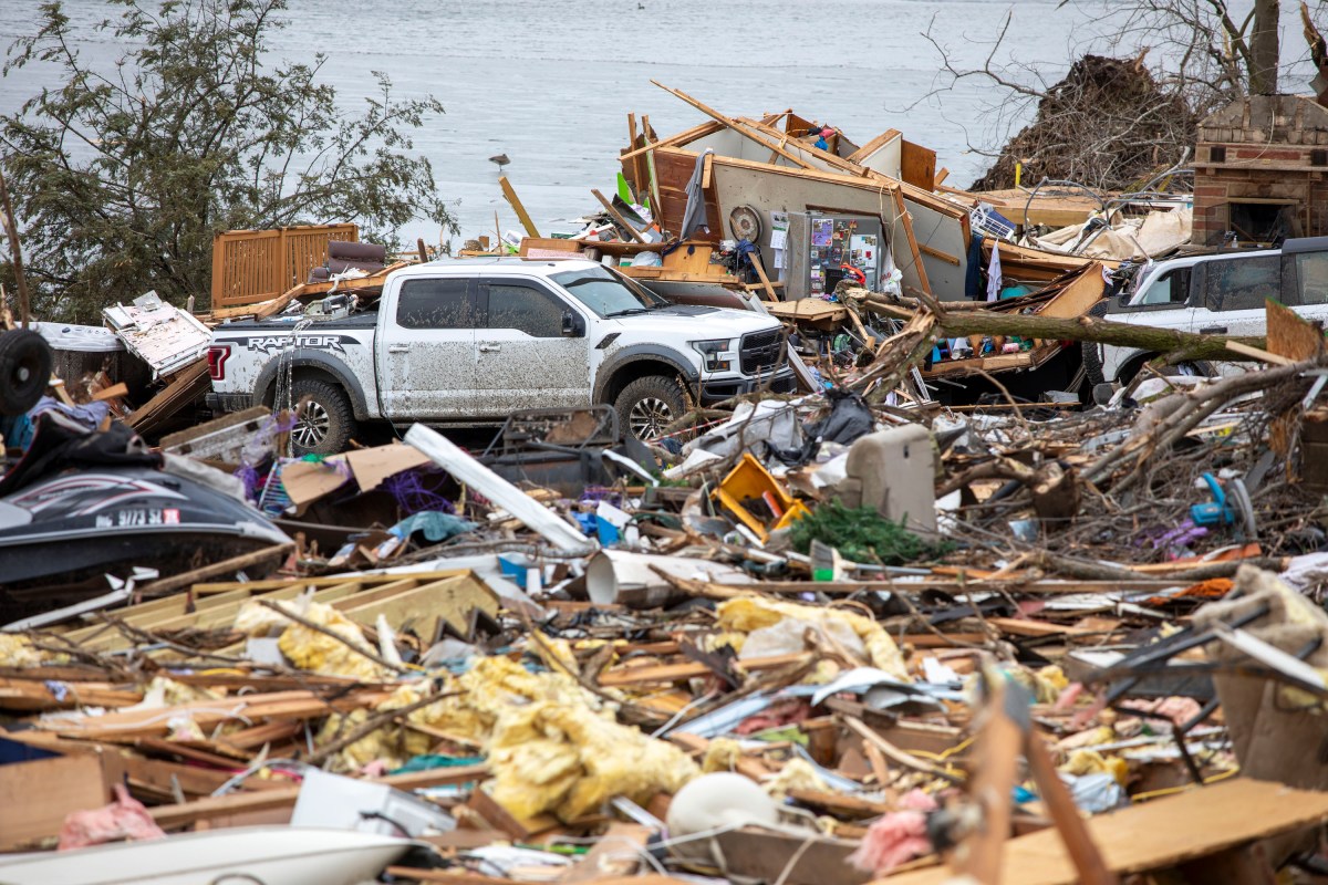 In photos: Eight killed as tornadoes leave Oklahoma and Michigan in ruin