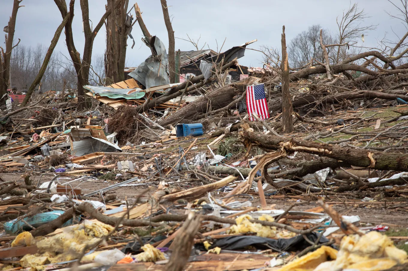 In Photos: Eight Killed as Tornadoes Leave Oklahoma and Michigan in ...