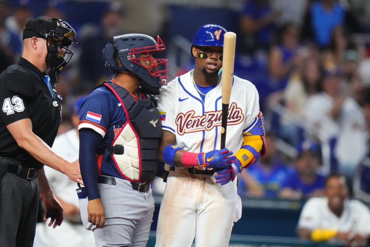 Braves' Ronald Acuña Jr. getting hate for staring down pitcher in WBC