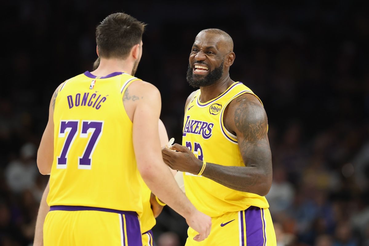 LeBron James Makes Strong Statement on Luka Doncic After Lakers Win ...