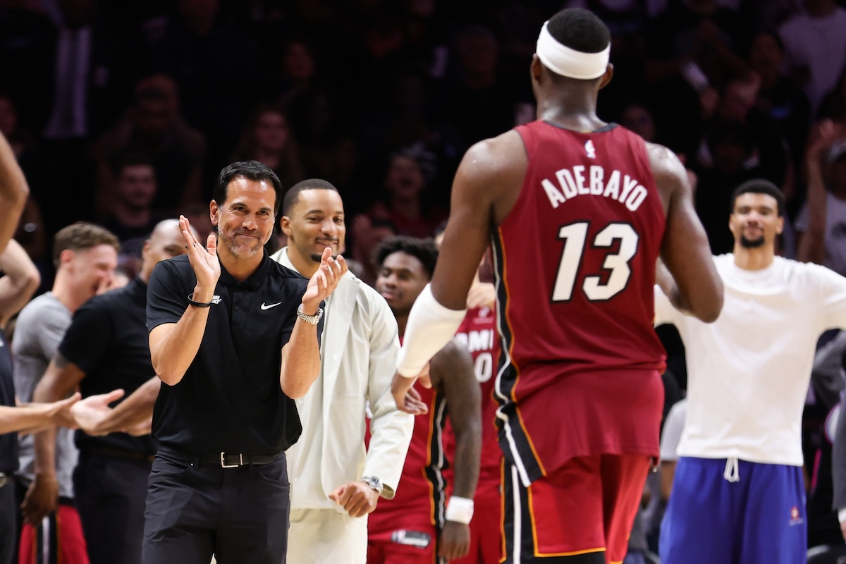 Heat Coach Erik Spoelstra Defends Bam Adebayo Decision for Scoring Record