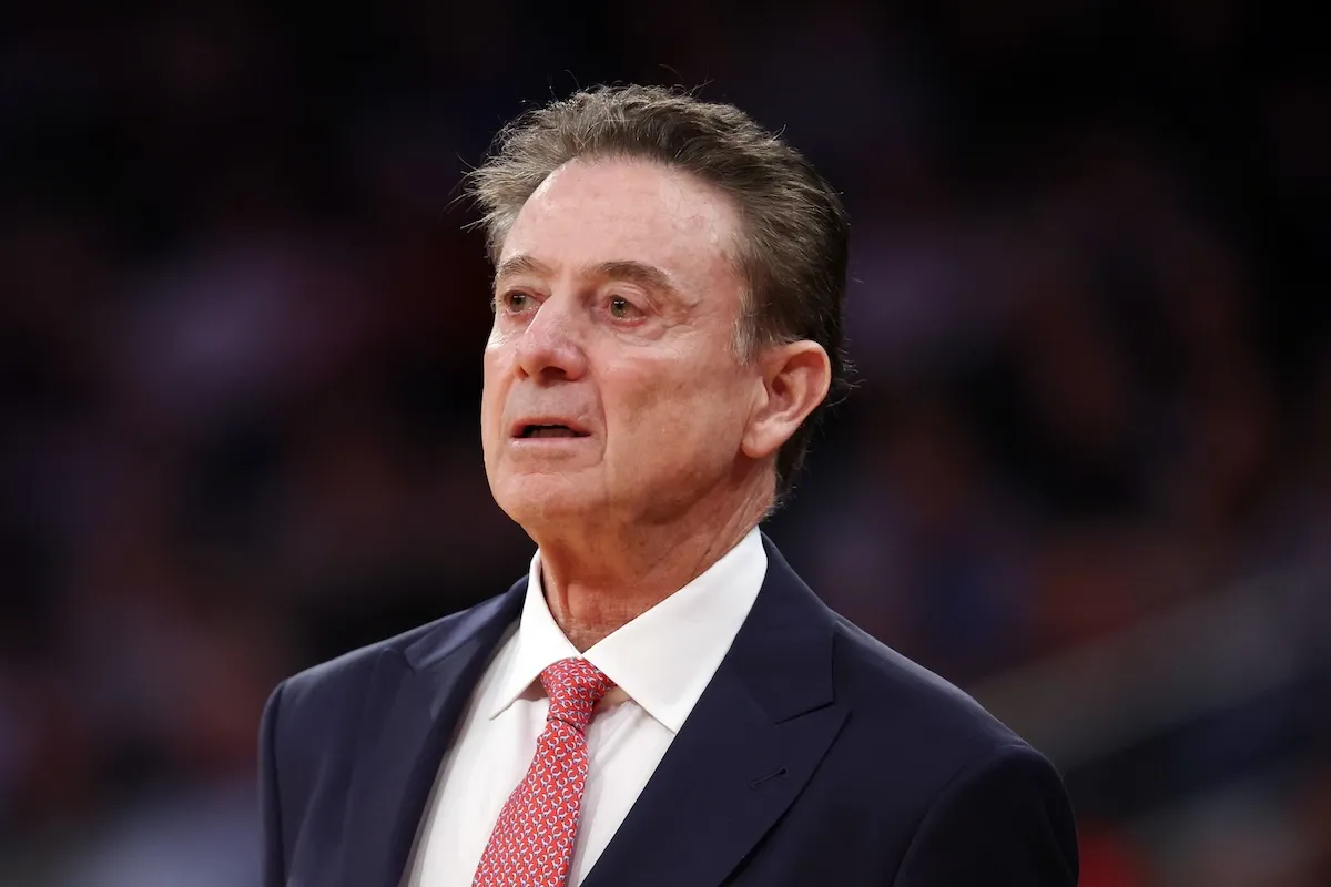 St. John's head coach Rick Pitino during game against Providence