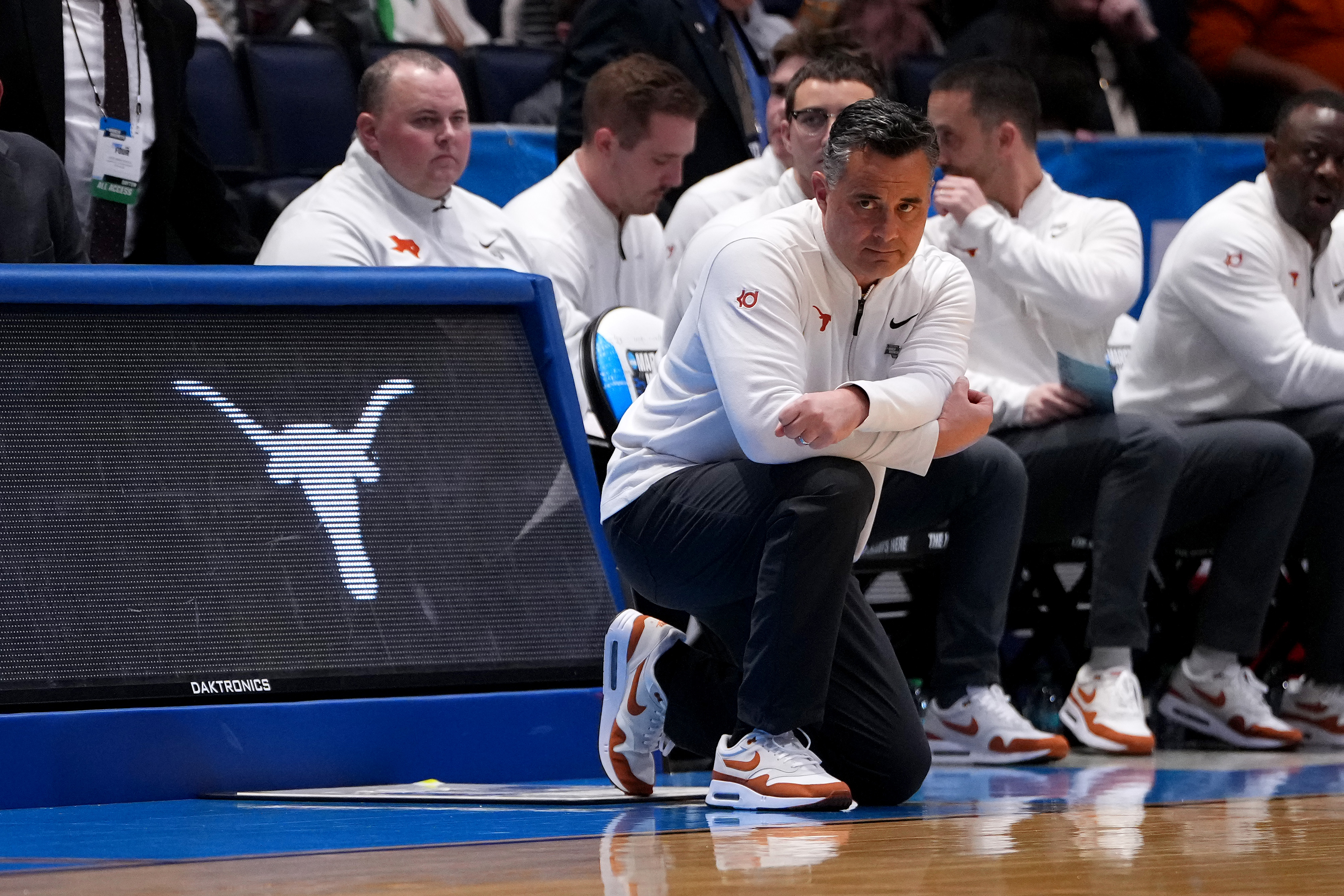 Sean Miller’s Sideline Outburst at Assistant Goes Viral After March Madness Win