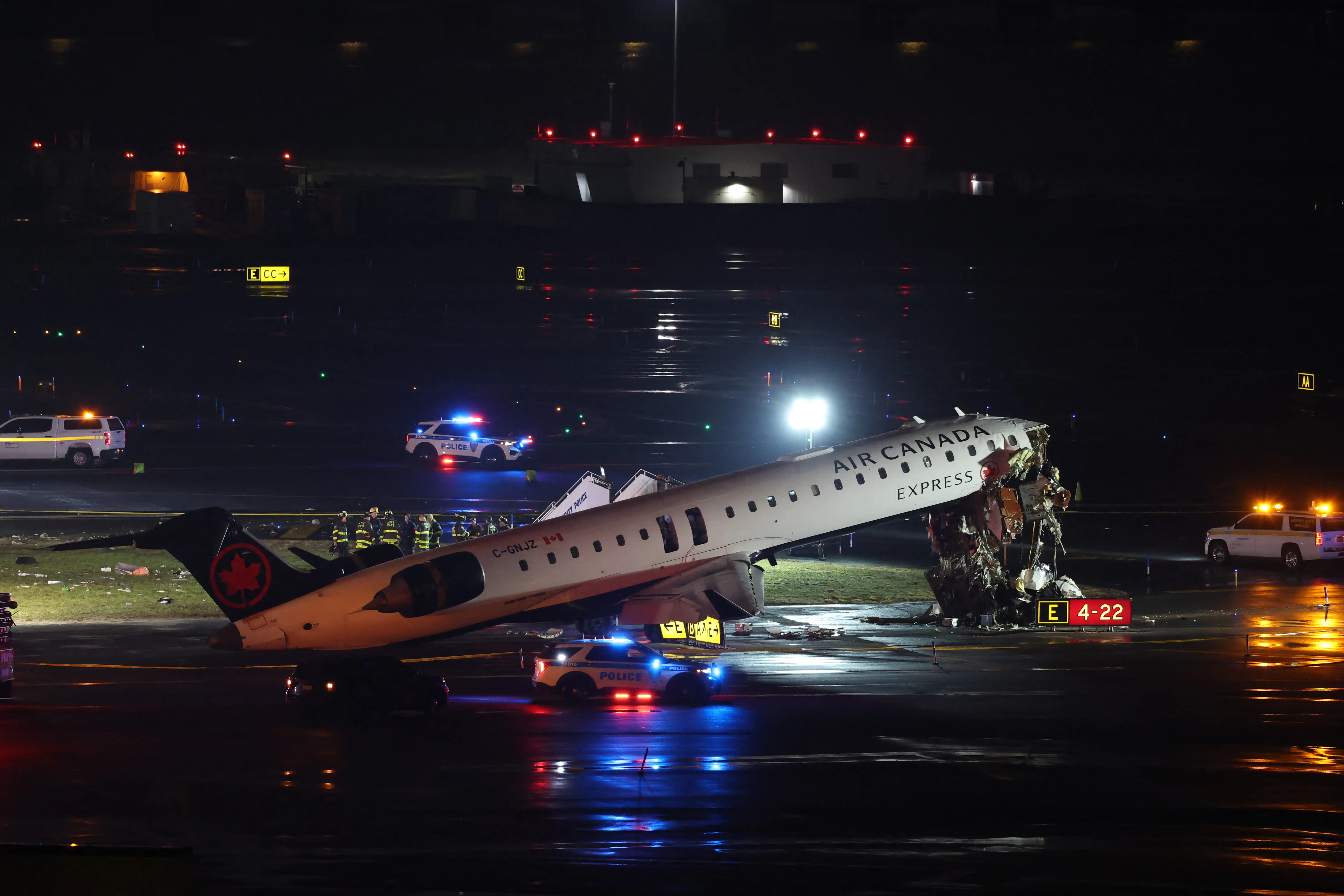 LaGuardia Plane Crash Audio Reveals Aftermath of Collision