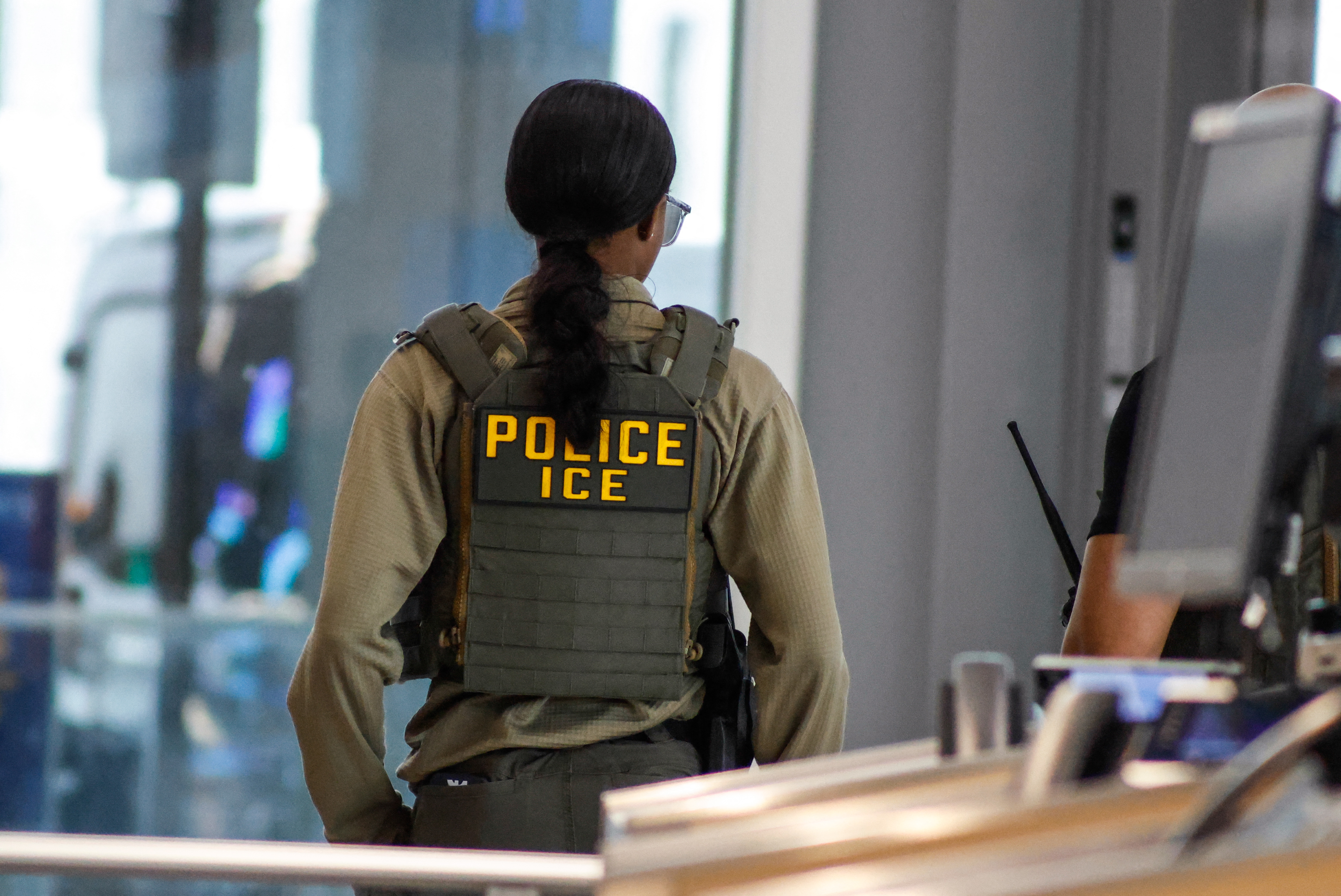 Unmasked ICE Agents Hounded At Airports: 'Nazis Don't Belong'