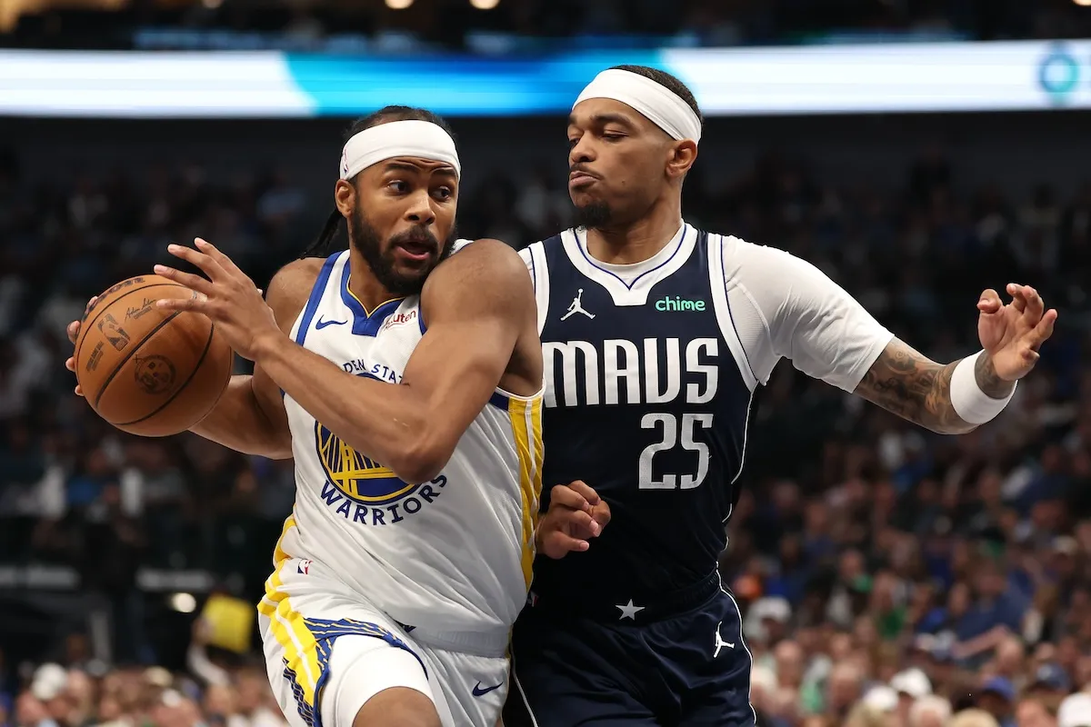 warriors player moses moody against dallas mavs