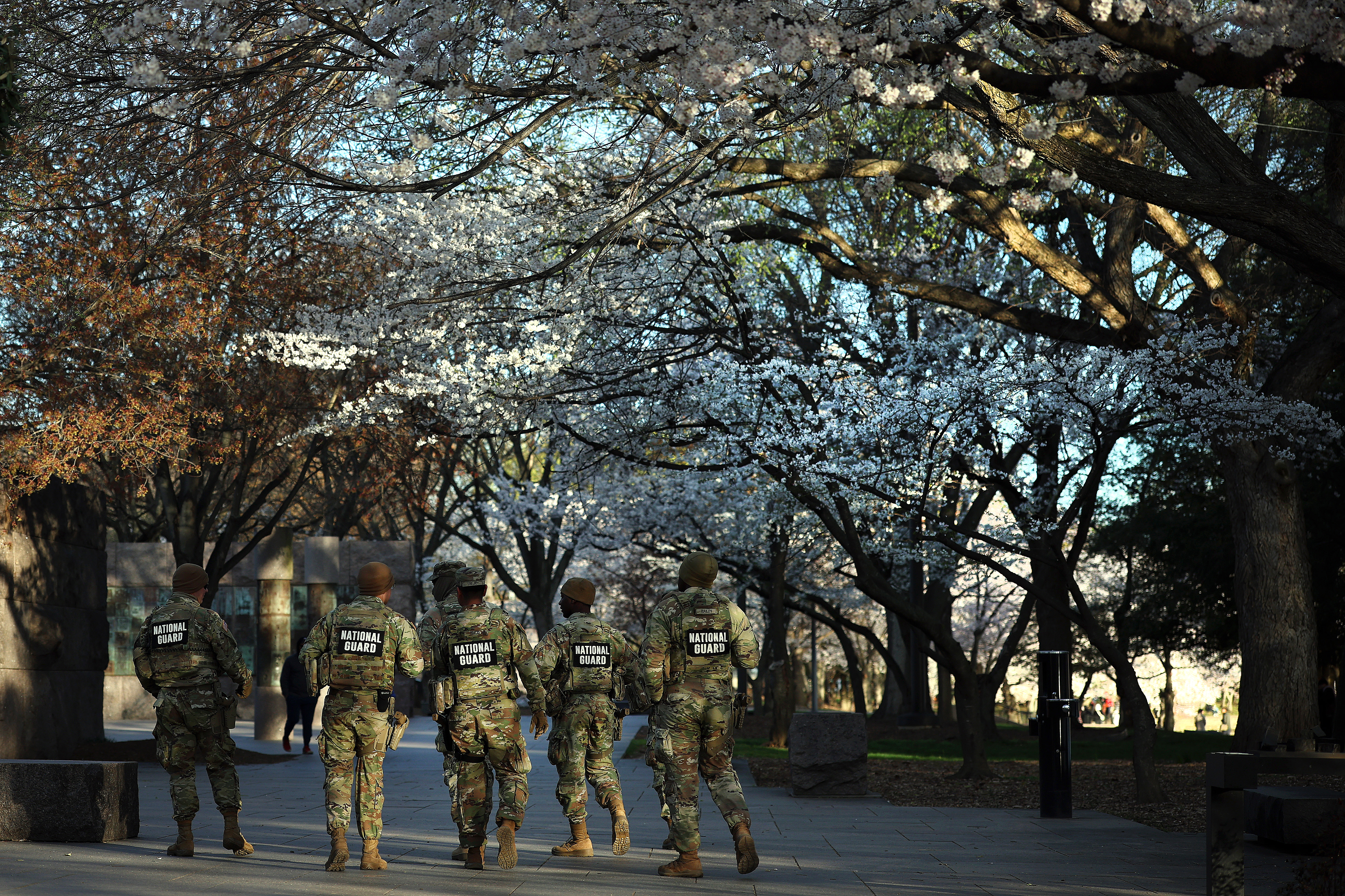 Trump Says He 'Never' Wants To Remove National Guard From DC