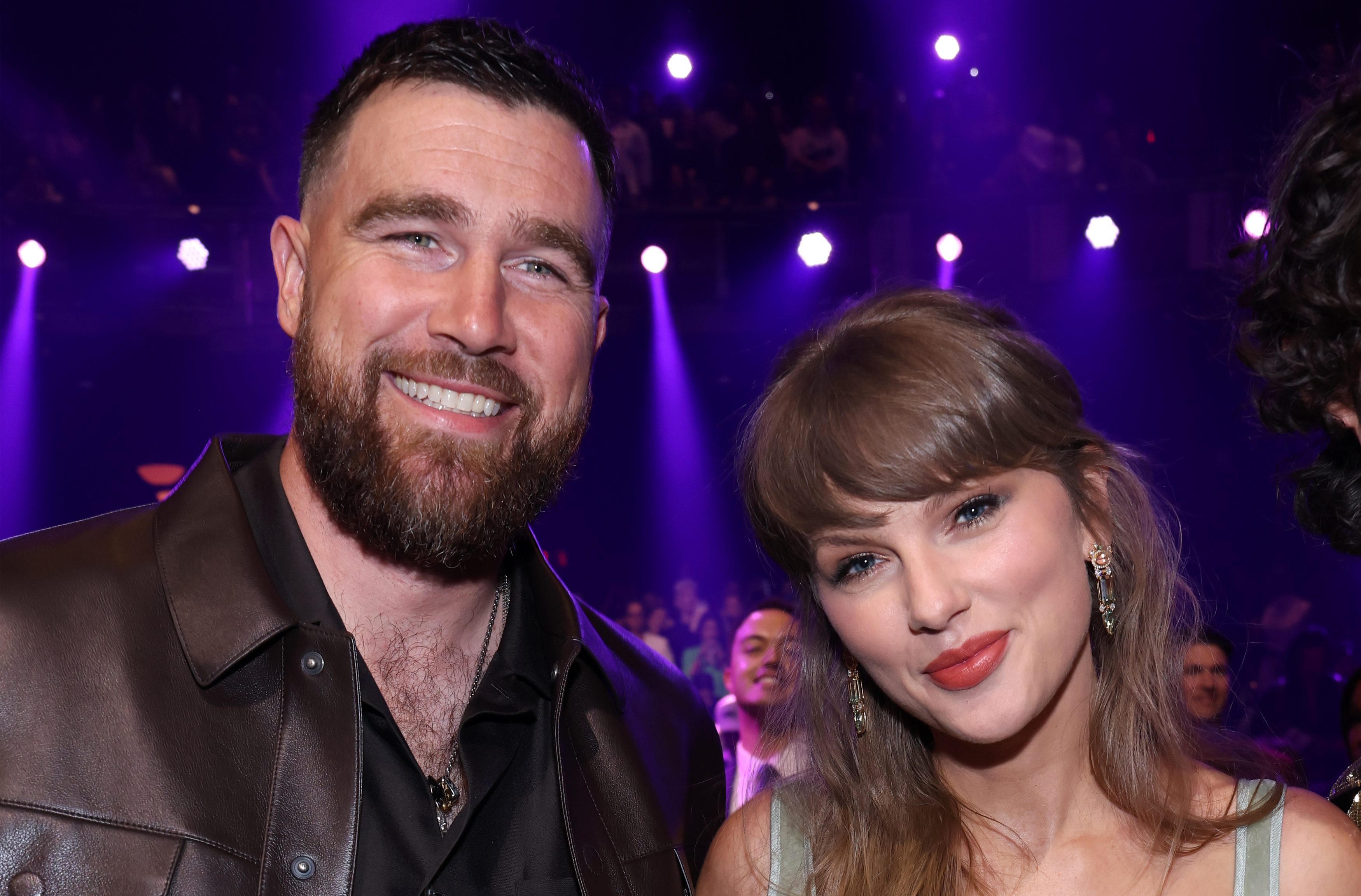 Taylor Swift Kisses Travis Kelce After Winning iHeartRadio Music Award