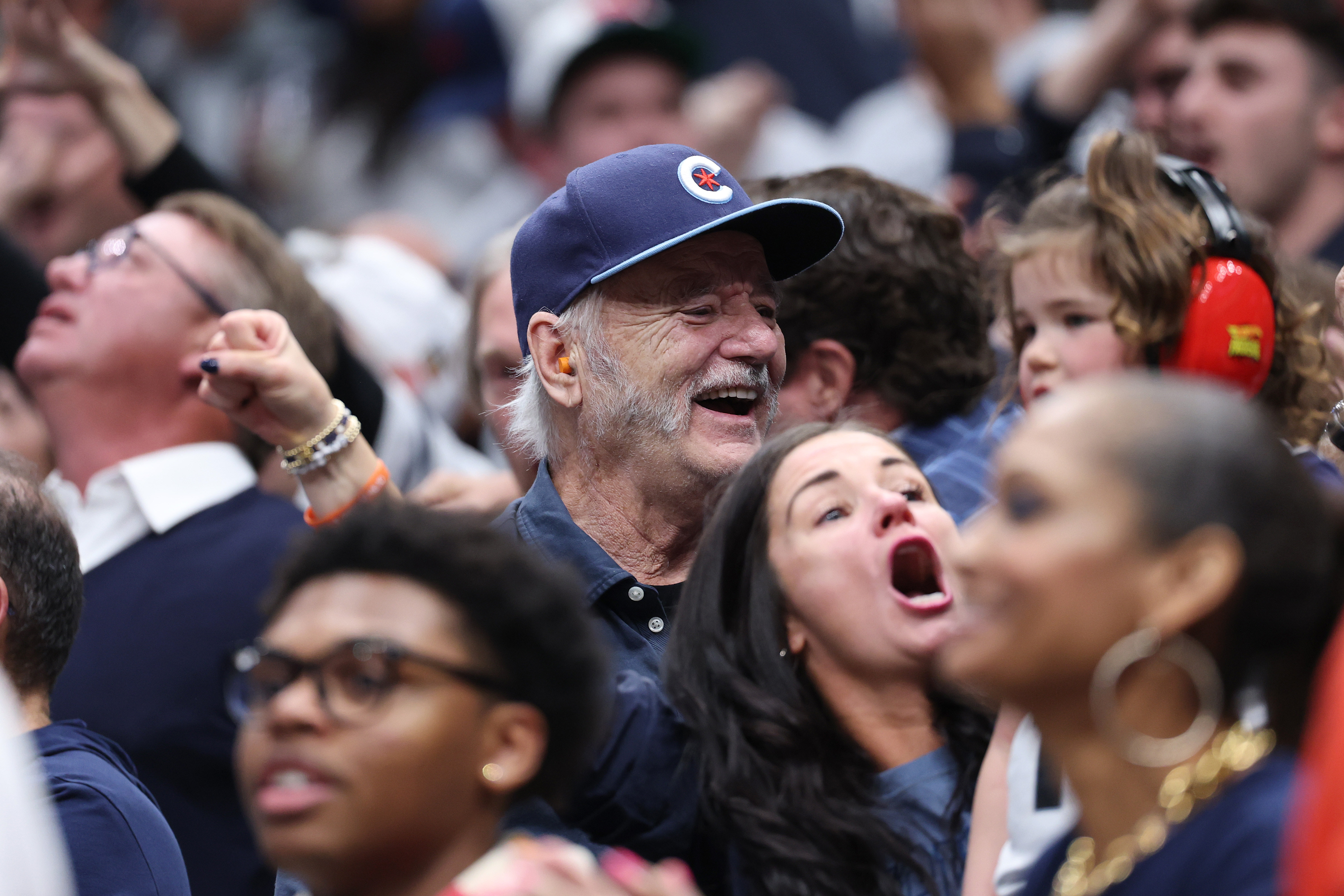 Bill Murray Goes Wild During UConn's Historic Comeback over Duke