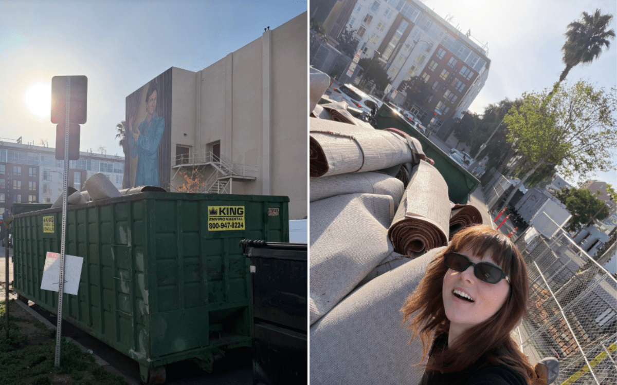 No one prepared for what woman finds in dumpster outside the Oscars