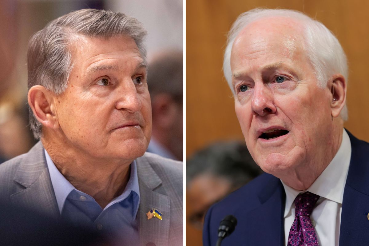 Joe Manchin Reacts to John Cornyn Shifting His Stance on Senate Filibuster