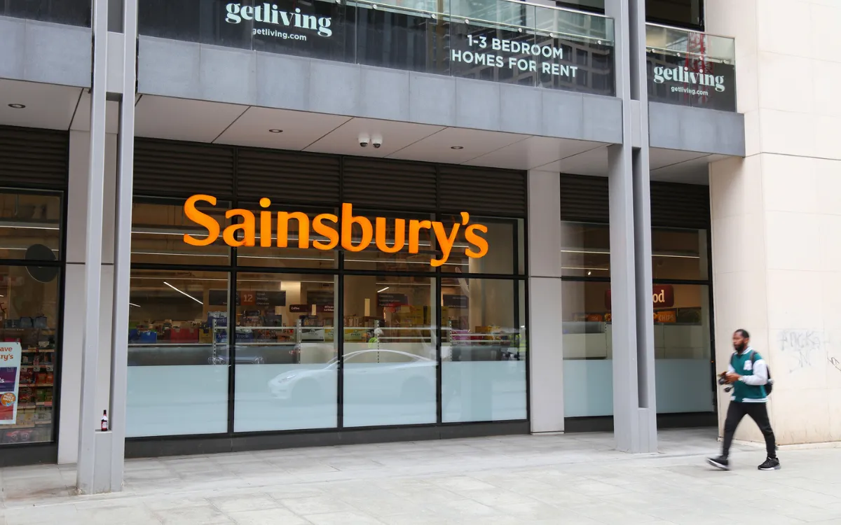 A Sainsbury's store front