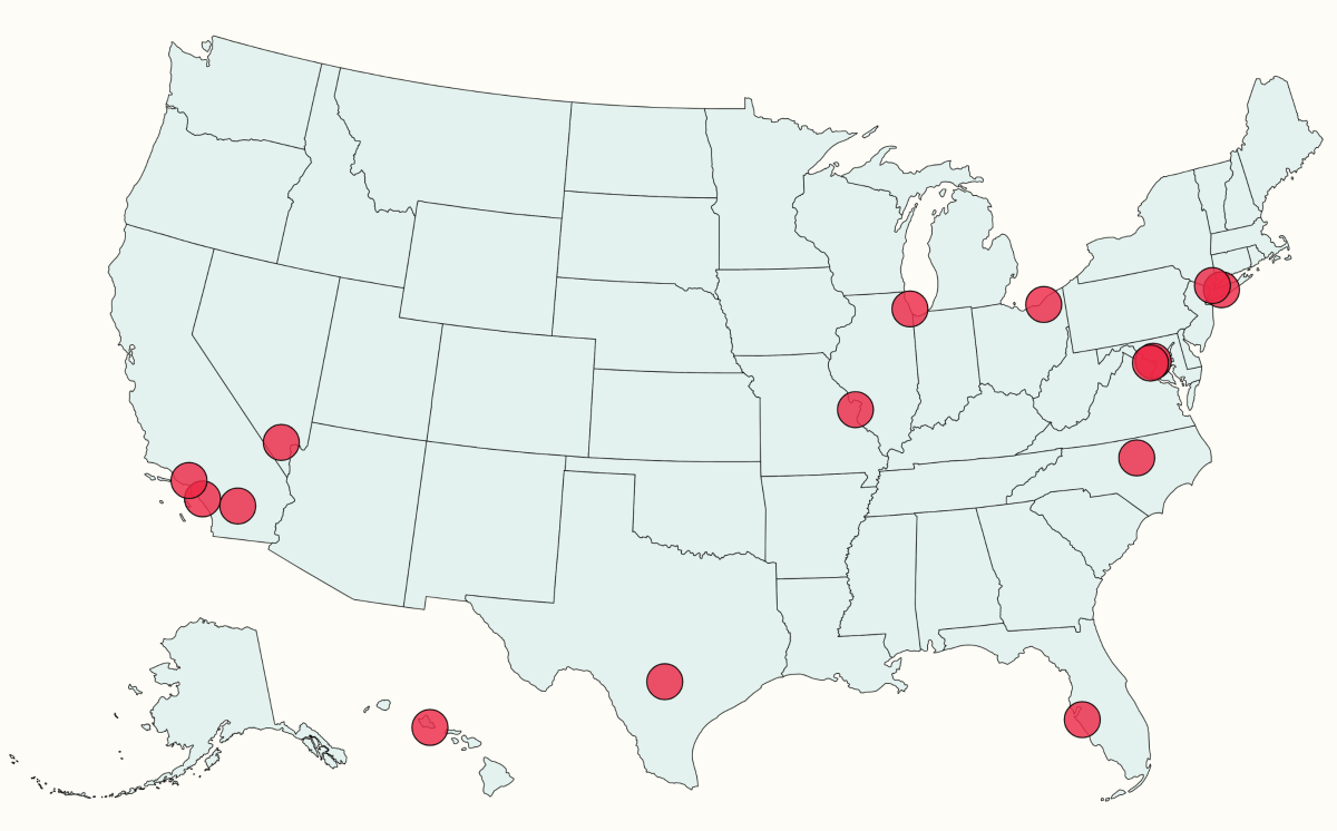 Map shows Saks stores closing down