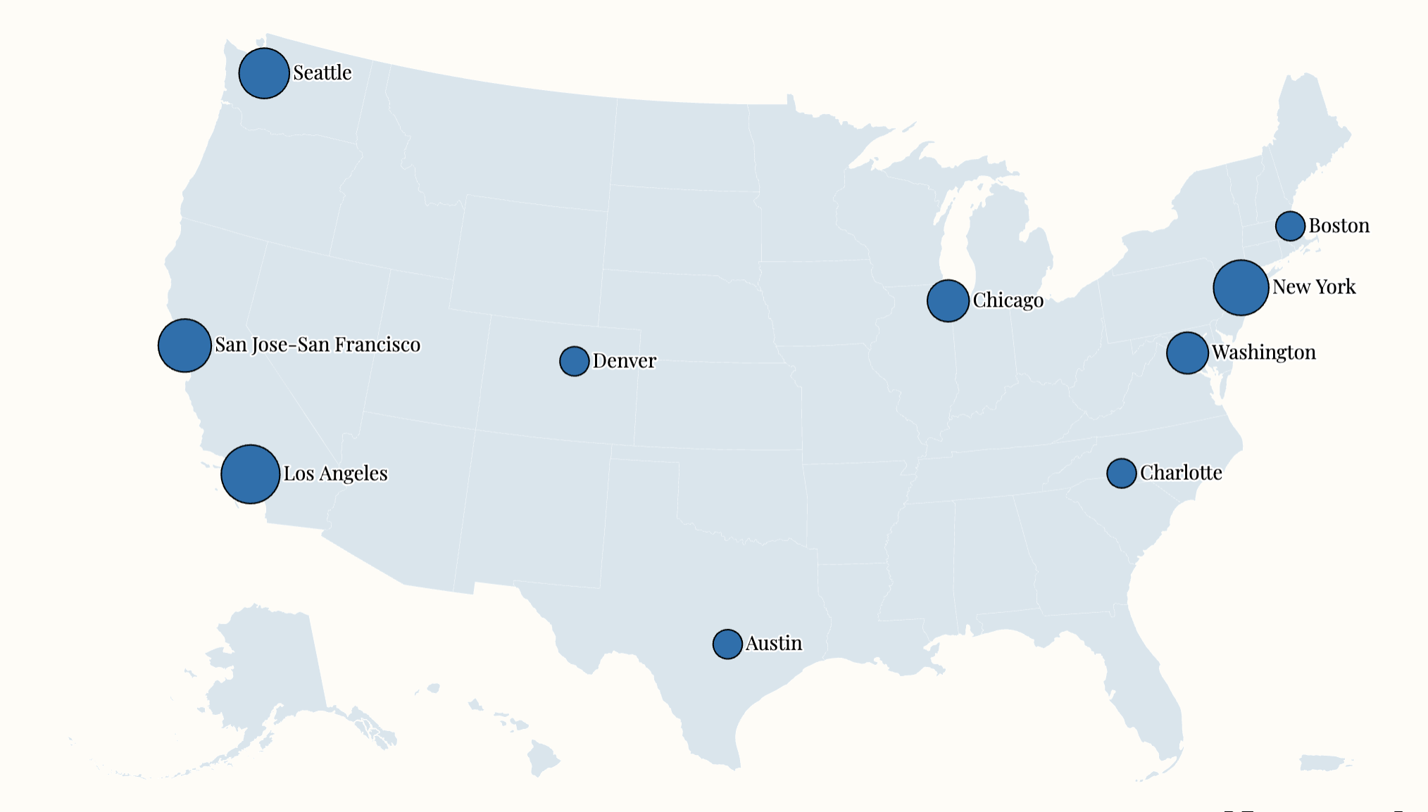 Map Shows Cities Facing Biggest Exodus