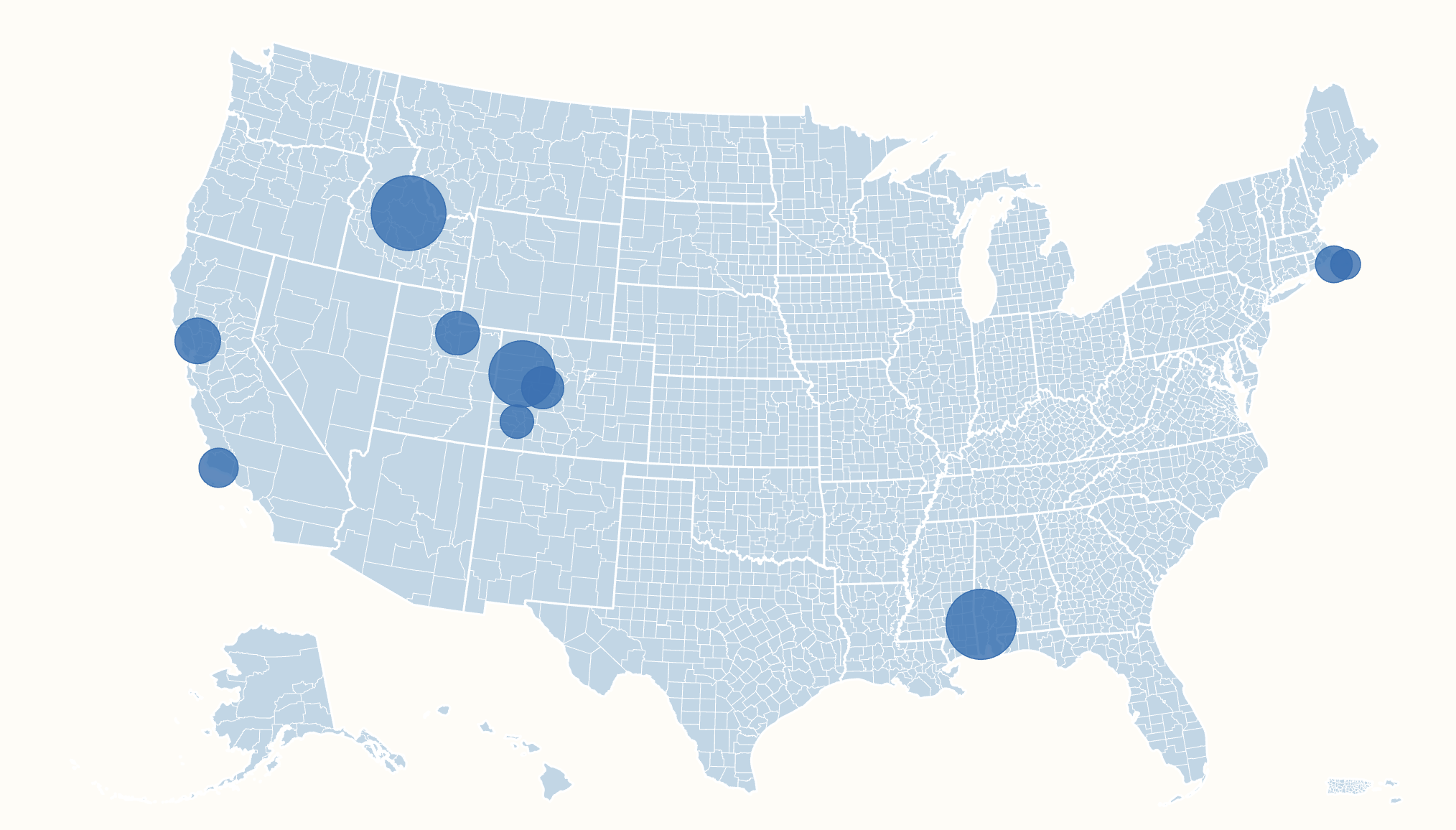 Map Shows Where Home Prices Fell Up To $525,000 In One Year
