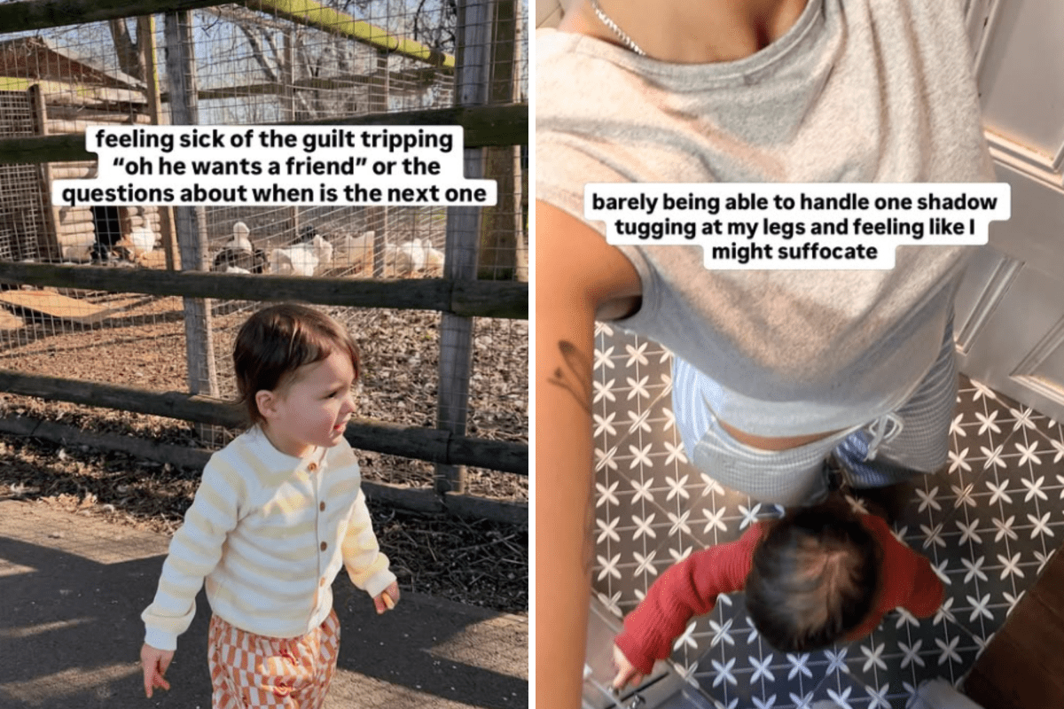 Mom-of-one reveals why she's 'done pretending' about having a second baby