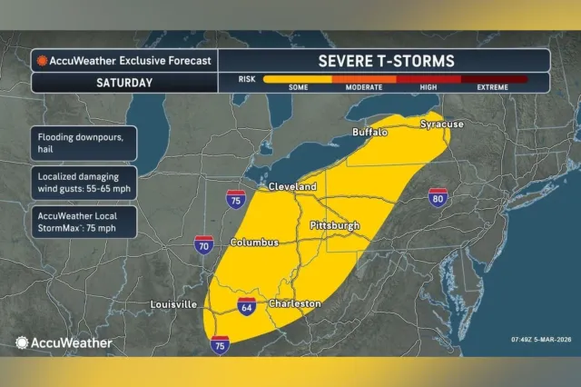 Maps Show States Under Tornado, Severe Storm Threat This Week - Newsweek