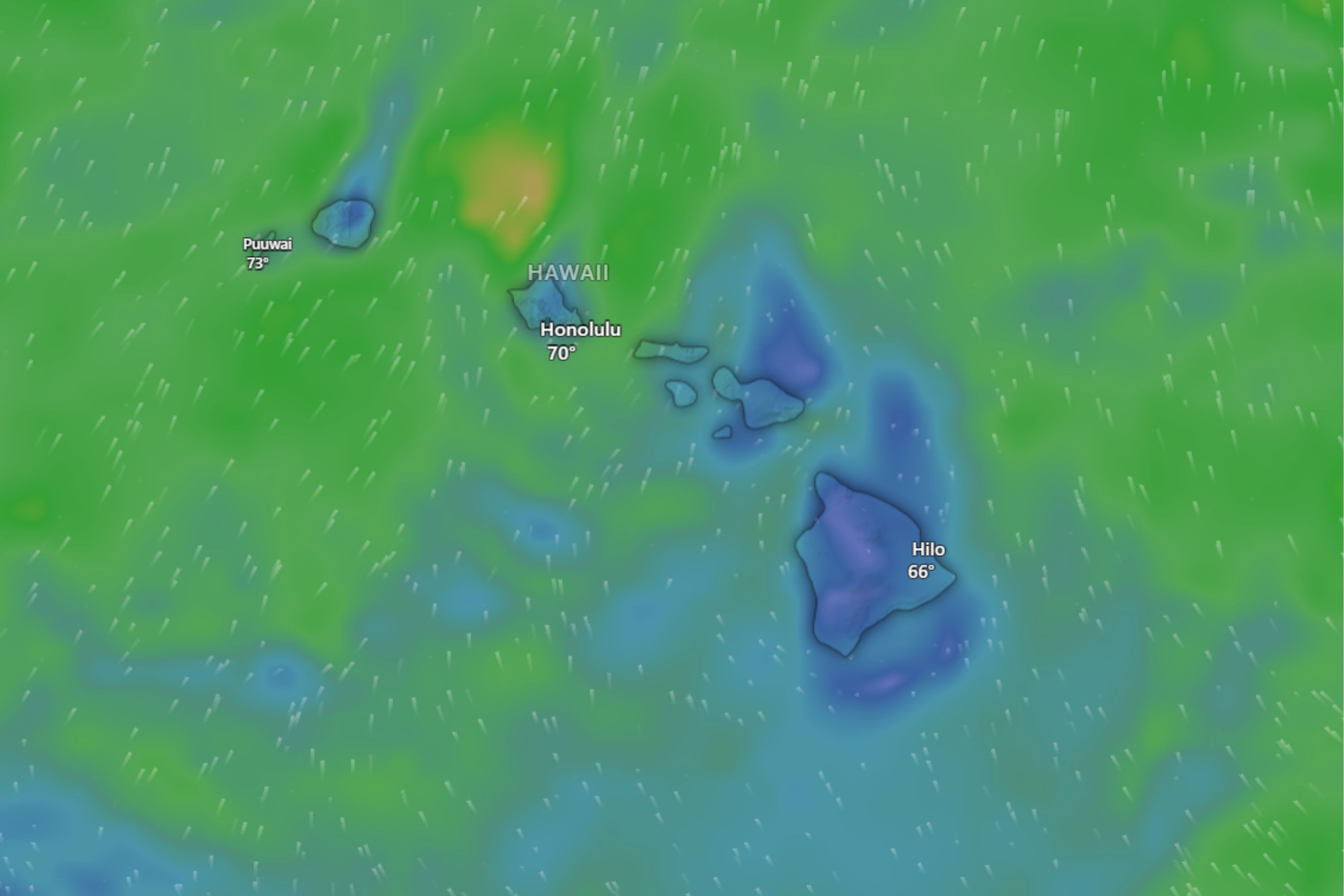 Hawaii Live Tracker Weather Maps as Storms Hit Islands