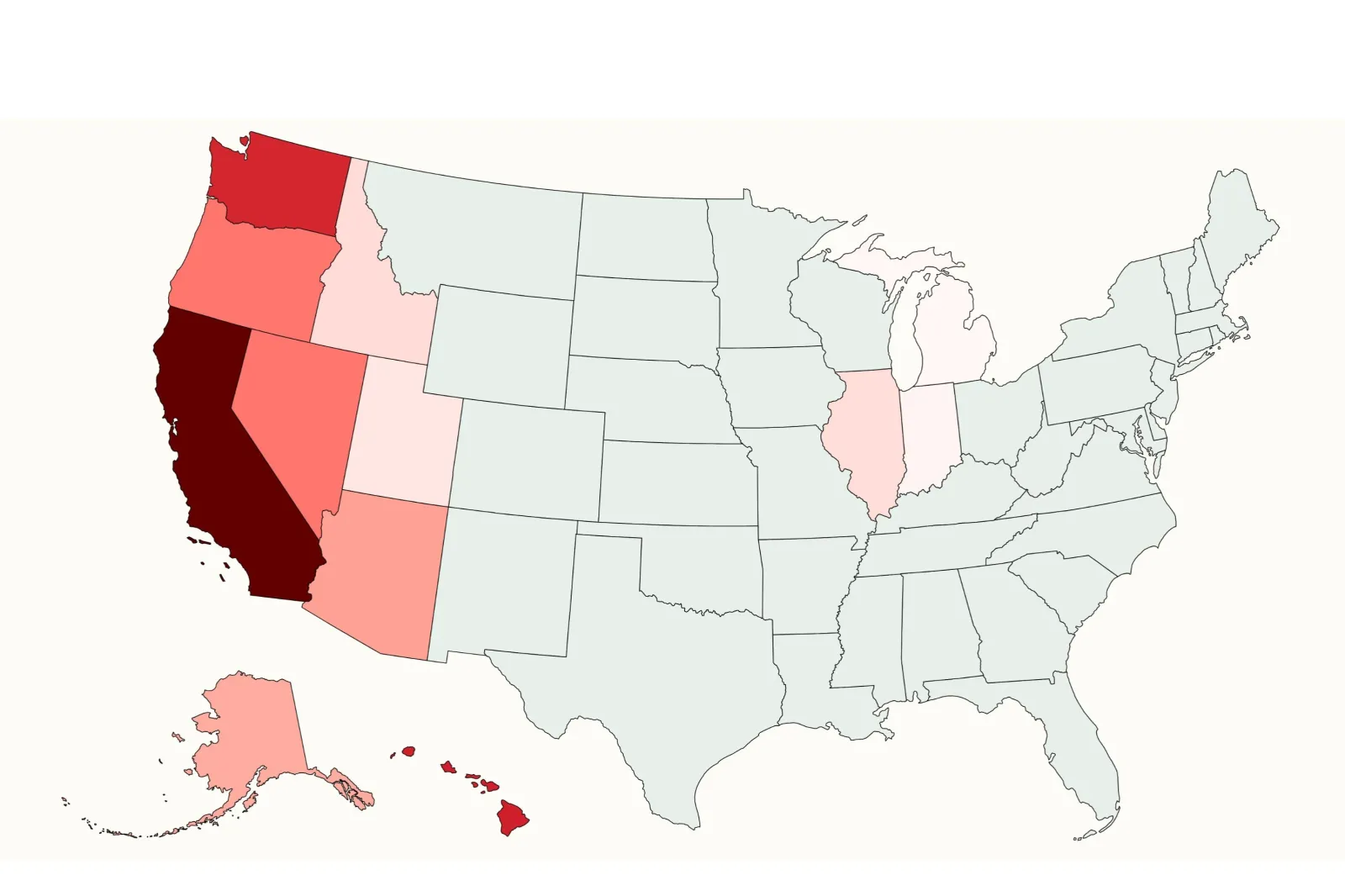 Map shows states where gas prices above $4 - Newsweek