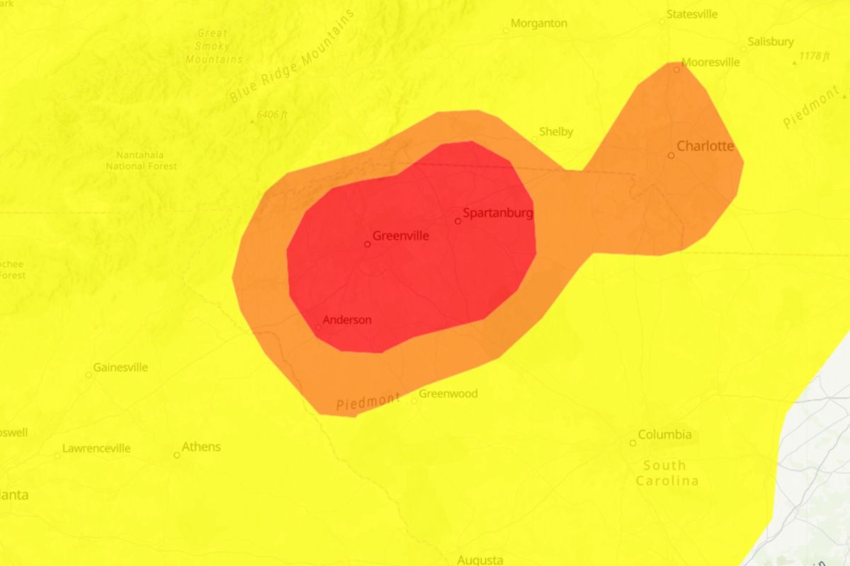 Thousands Urged To Stay Inside In Two States