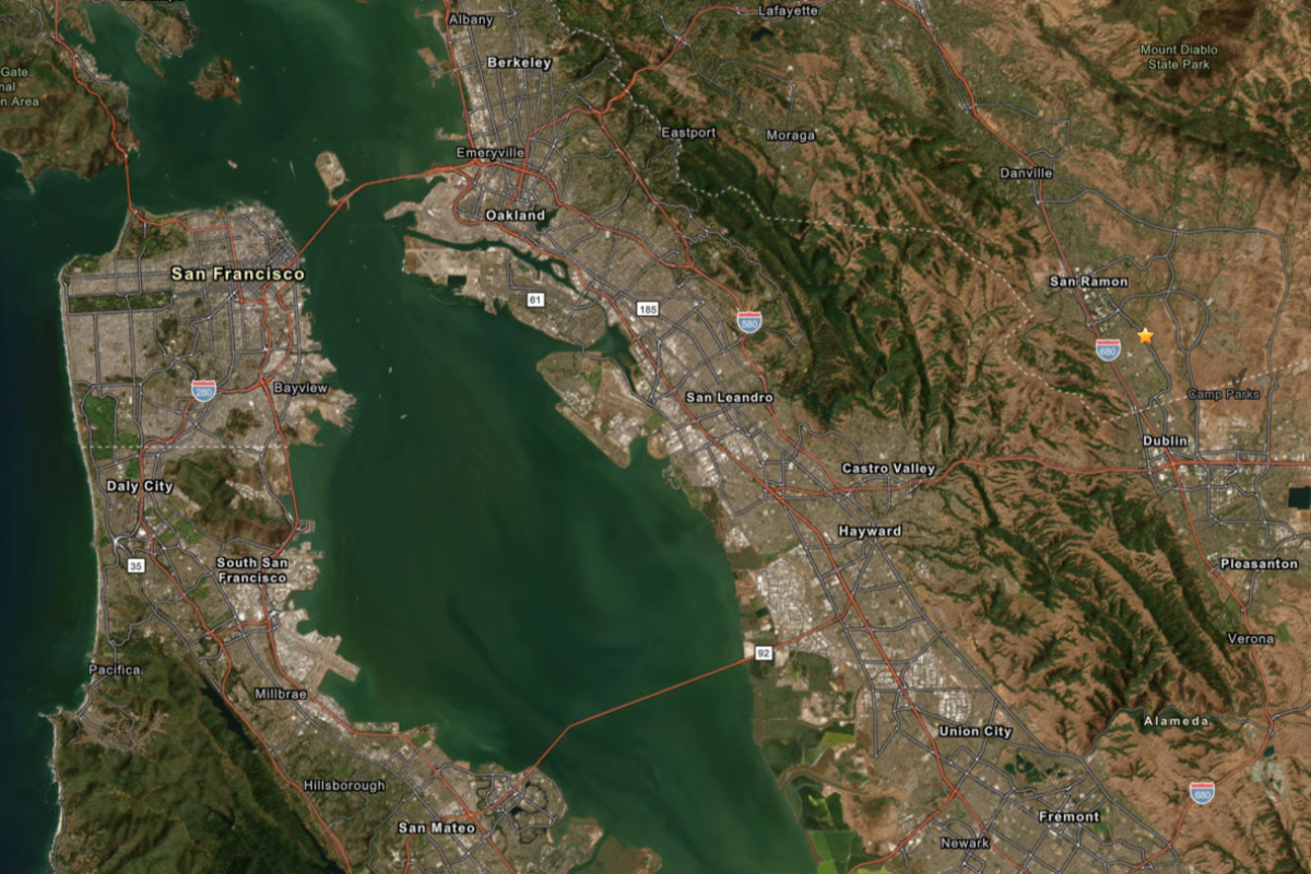California Earthquake Shakes San Ramon