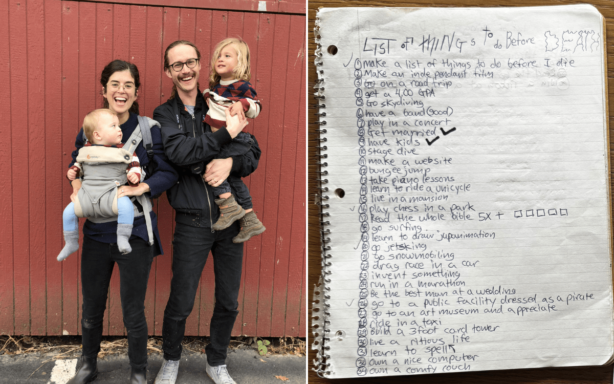 Woman finds husband’s bucket list years after sudden death—then has an idea