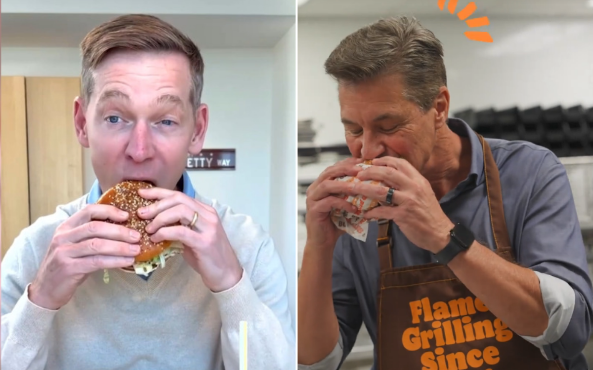 McDonald’s CEO Being ‘Burgermogged’ by Burger King Boss Sparks Viral Frenzy