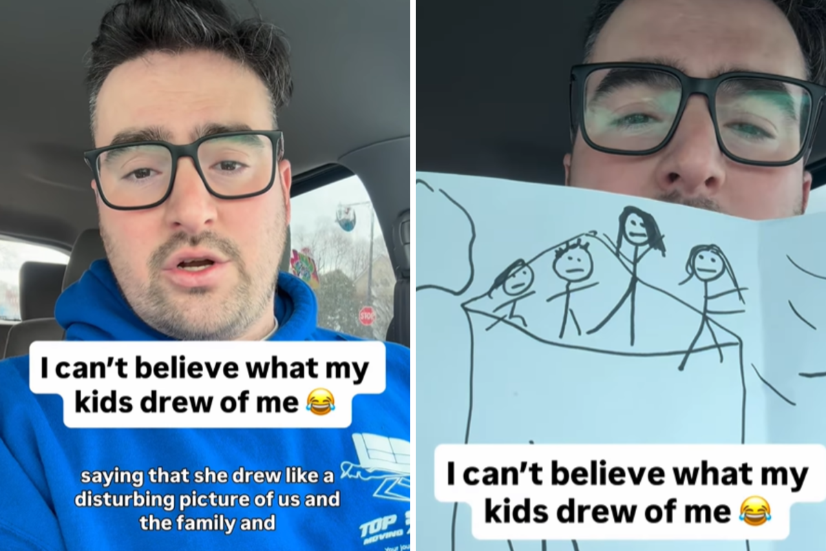 A professora vê o que uma criança de 5 anos se sente atraída pelo pai. Então liguei imediatamente.