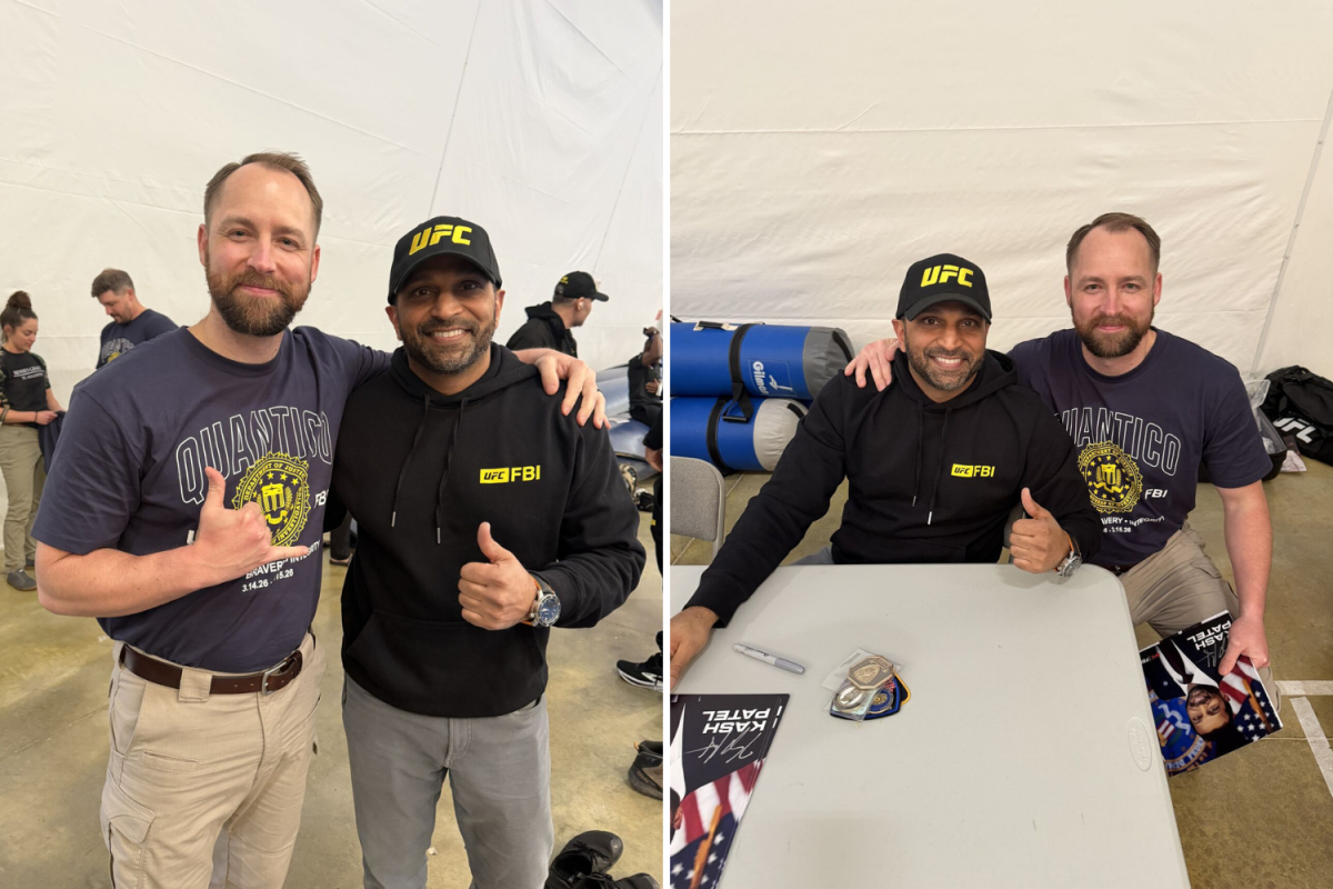 People See Something in Background of Air Force Chief’s Pic With Kash Patel