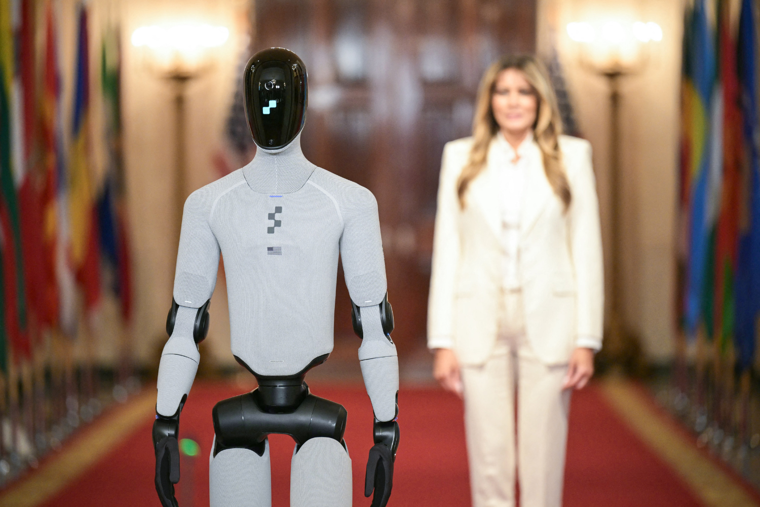 Detail Spotted in Melania Trump AI Robot Video Raises Eyebrows