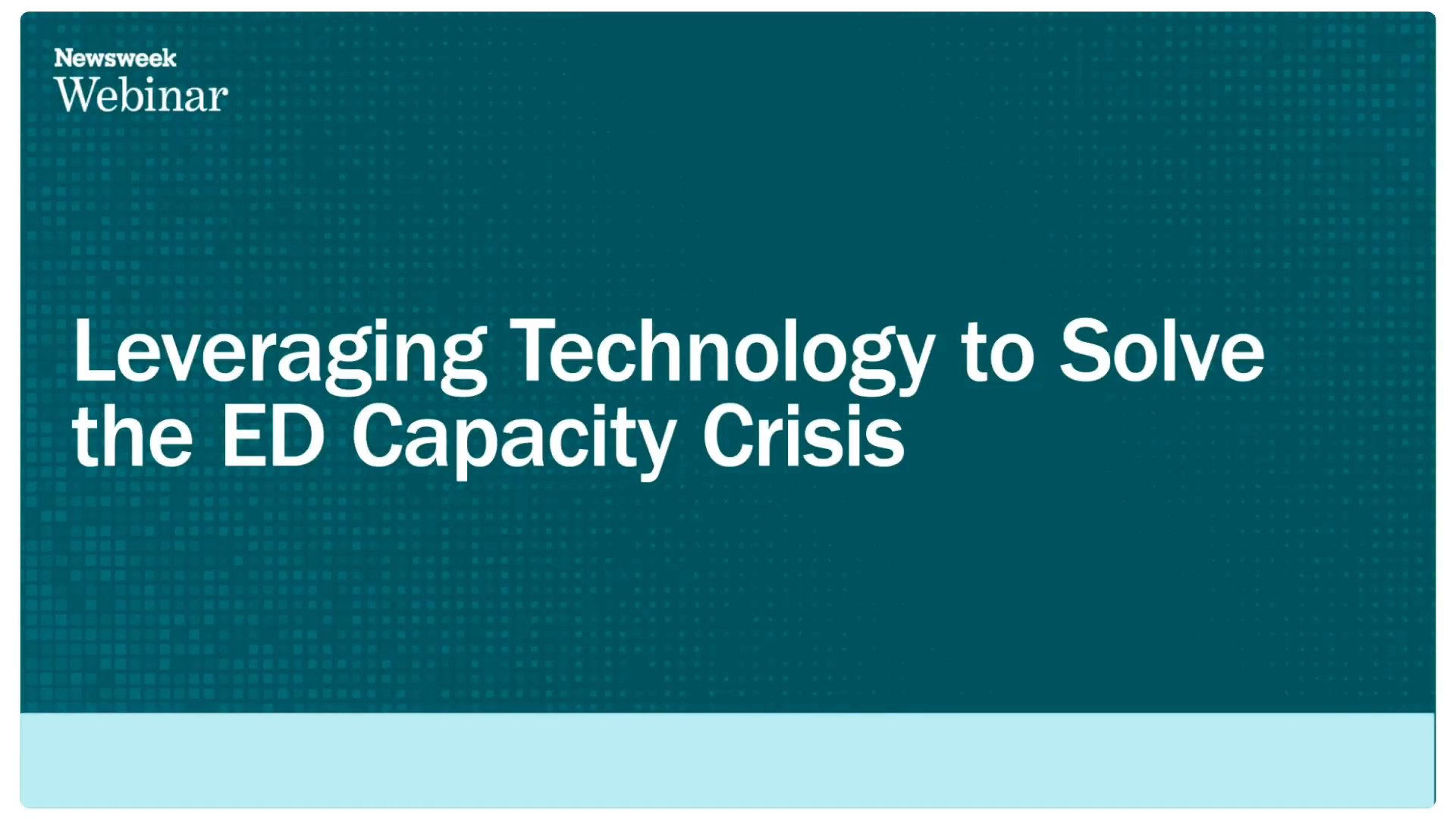Leveraging Technology to Solve the ED Capacity Crisis - Newsweek